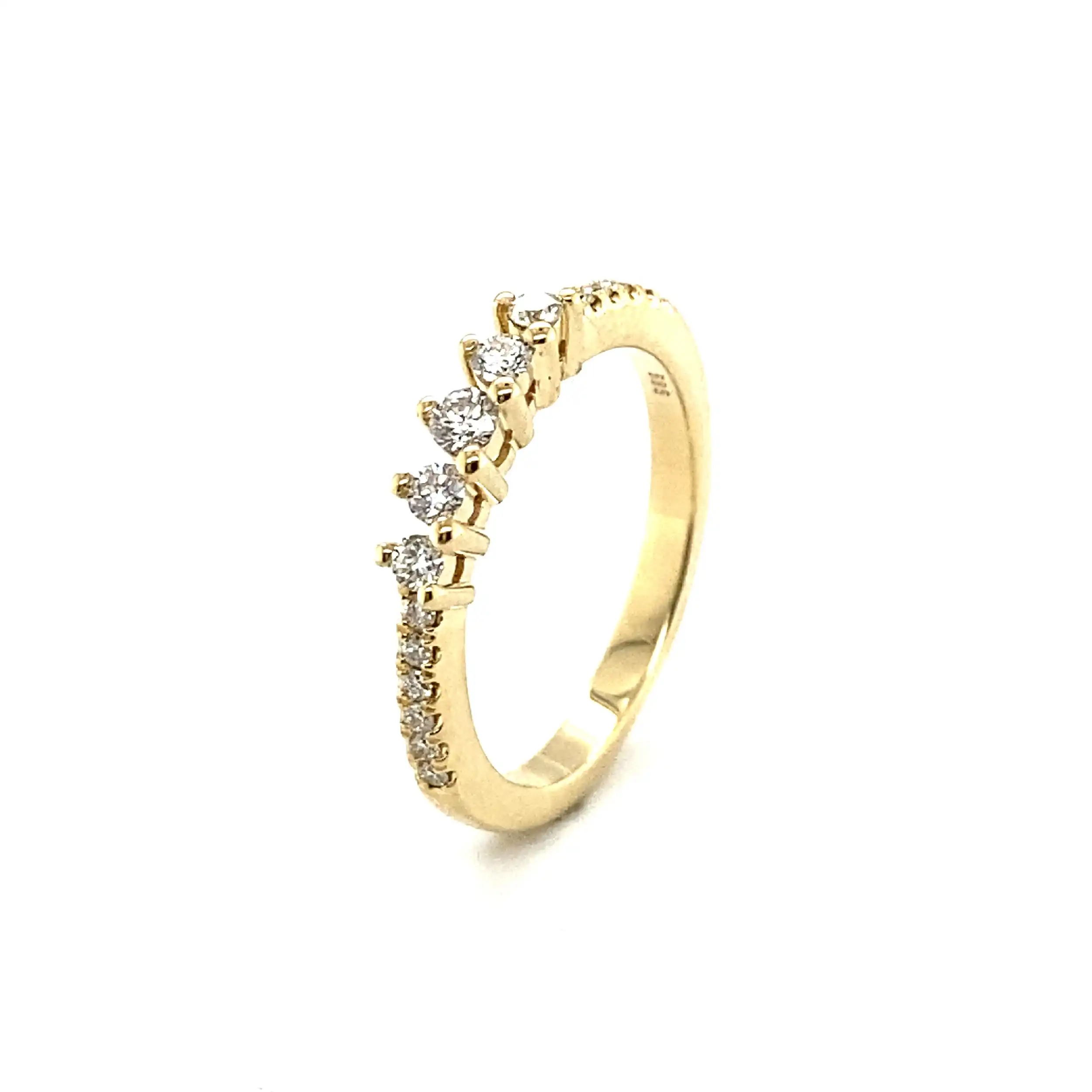 Ring Gelbgold mit Brillanten Ring Gelbgold mit Brillanten