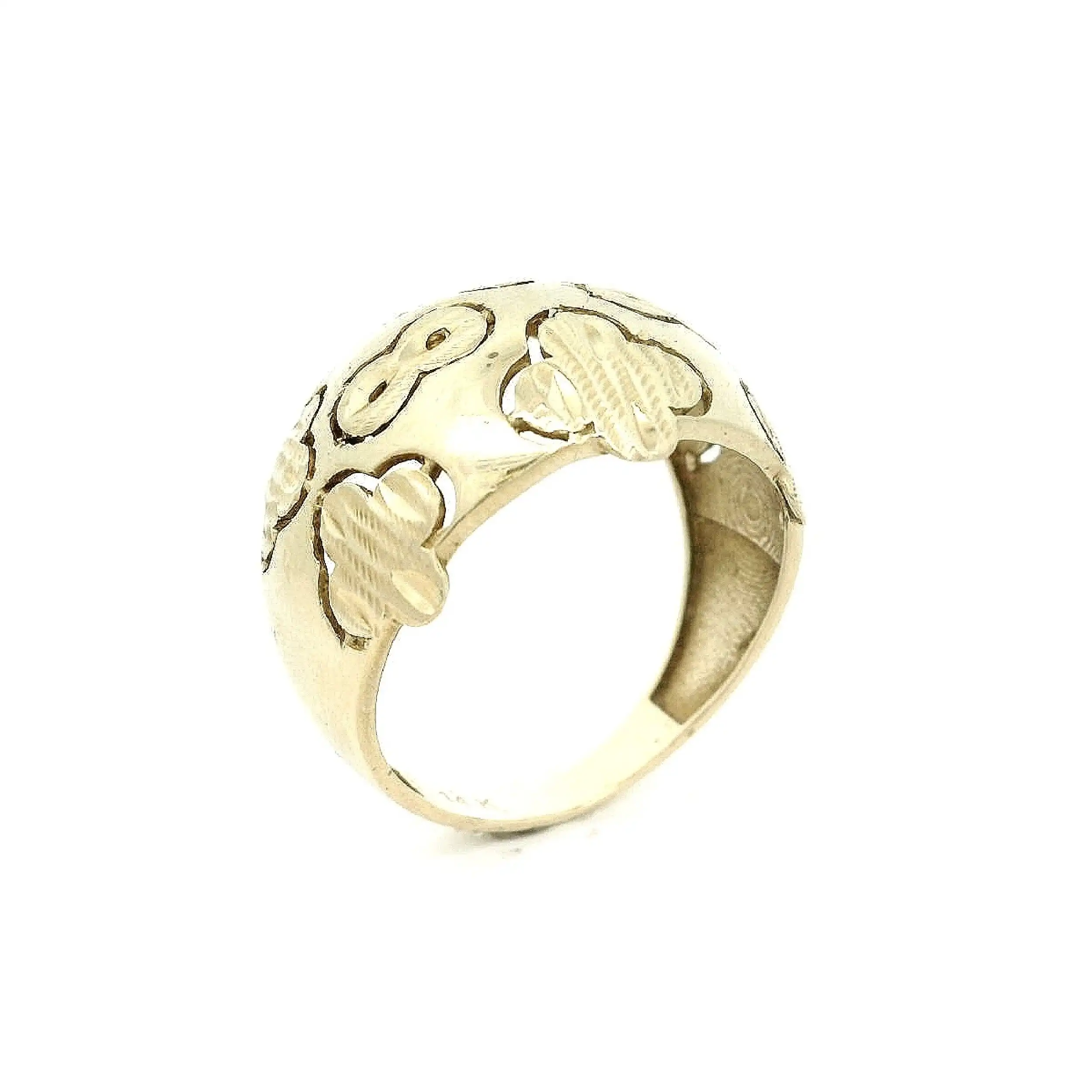Ring Gelbgold mit Muster
