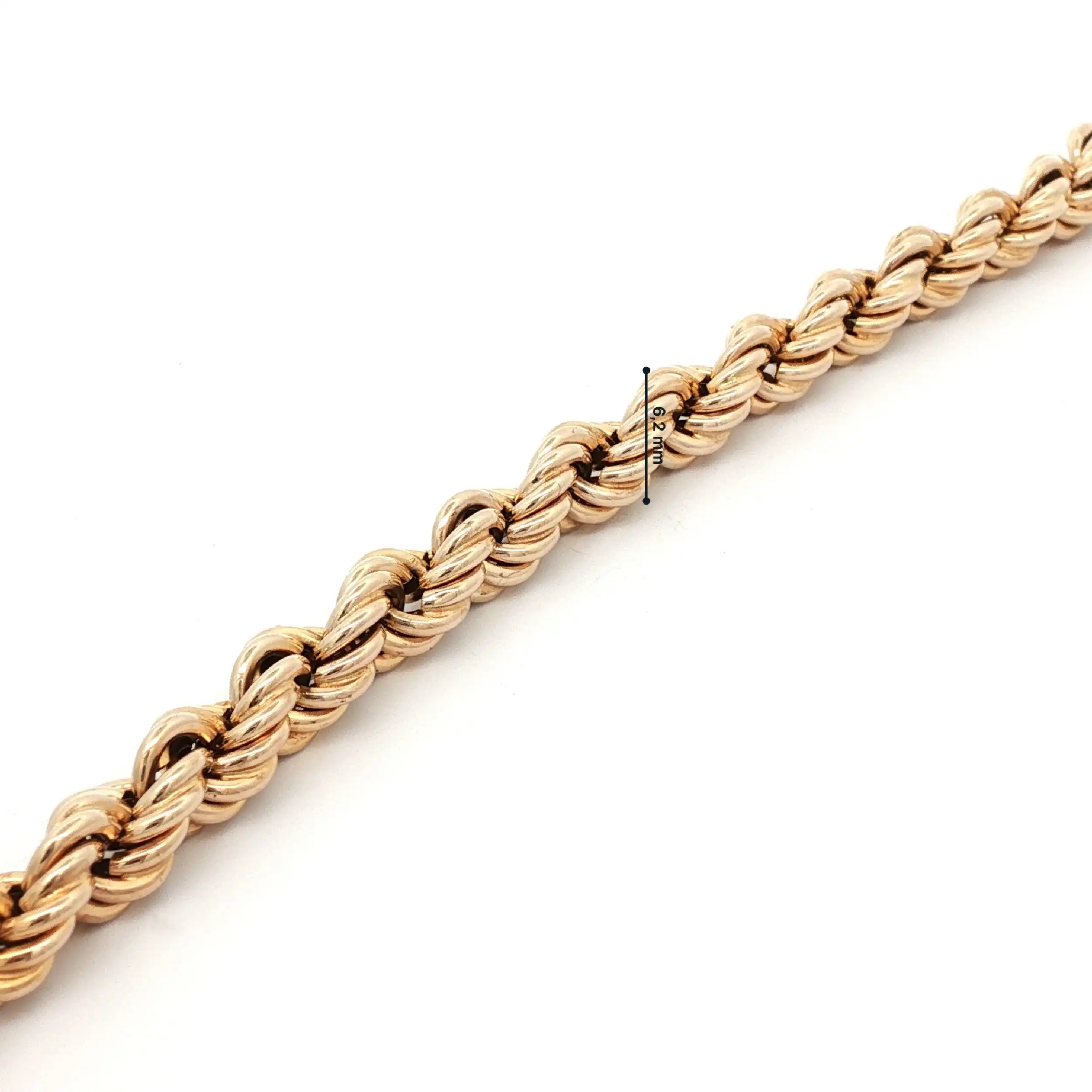 Kordelarmband Gelbgold