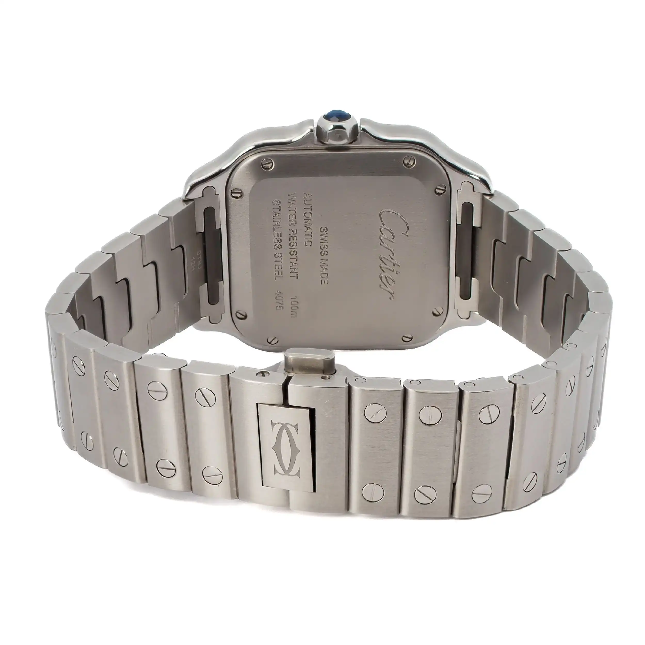 Herrenuhr Cartier Santos Medium Brillanten Herrenuhr Cartier Santos Medium Brillanten