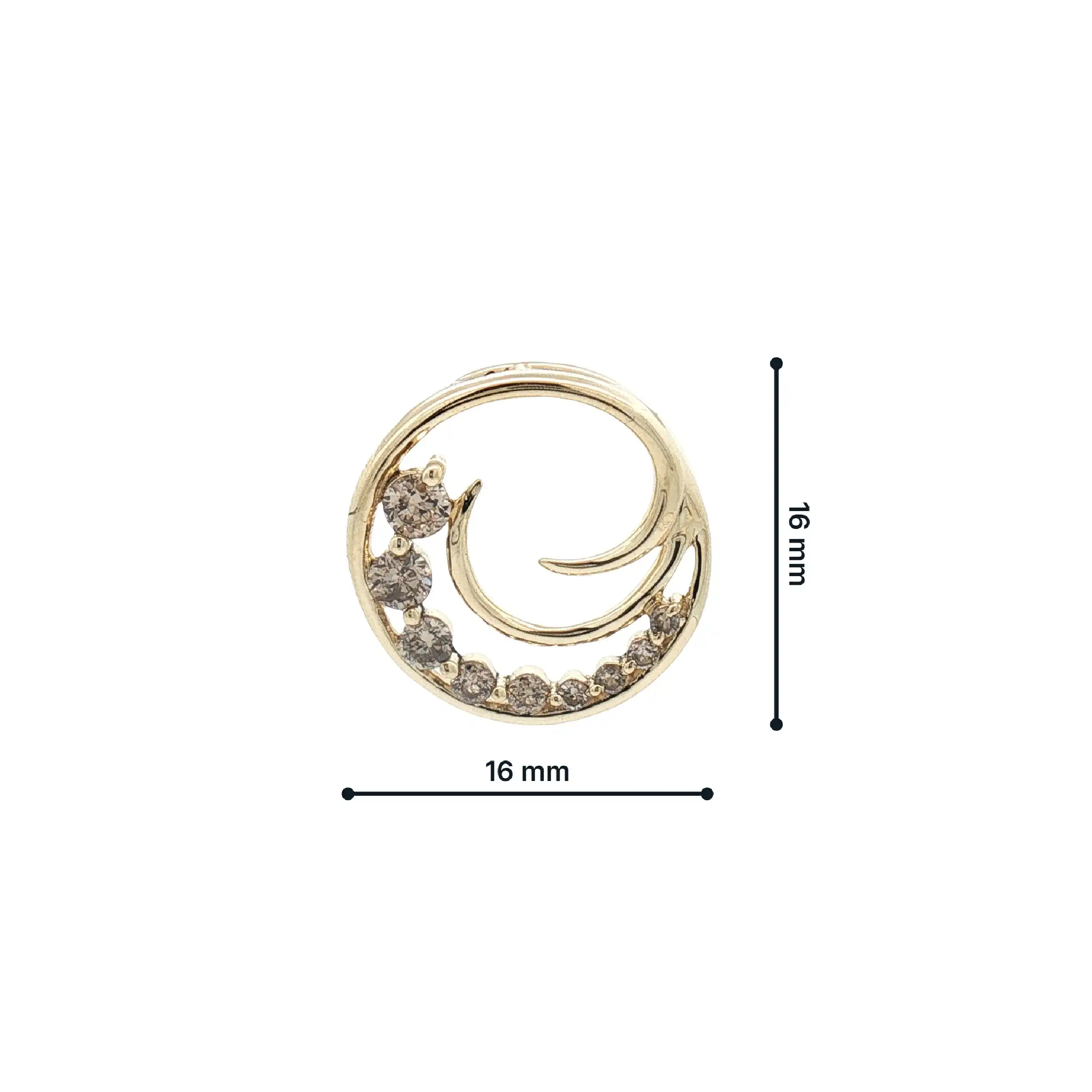 Anhänger Gelbgold mit Brillanten
