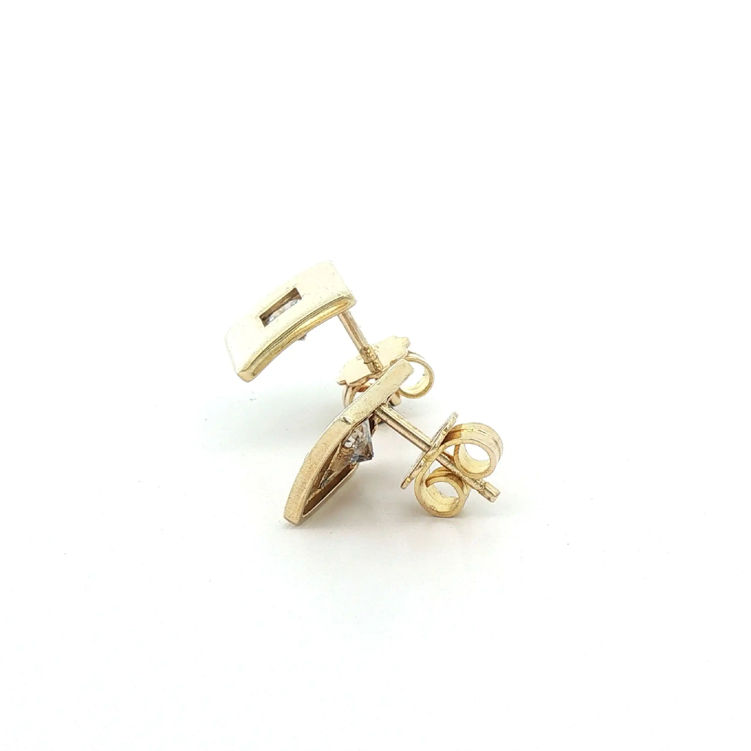 Ohrstecker Gelbgold mit Zirkonia Ohrstecker Gelbgold mit Zirkonia
