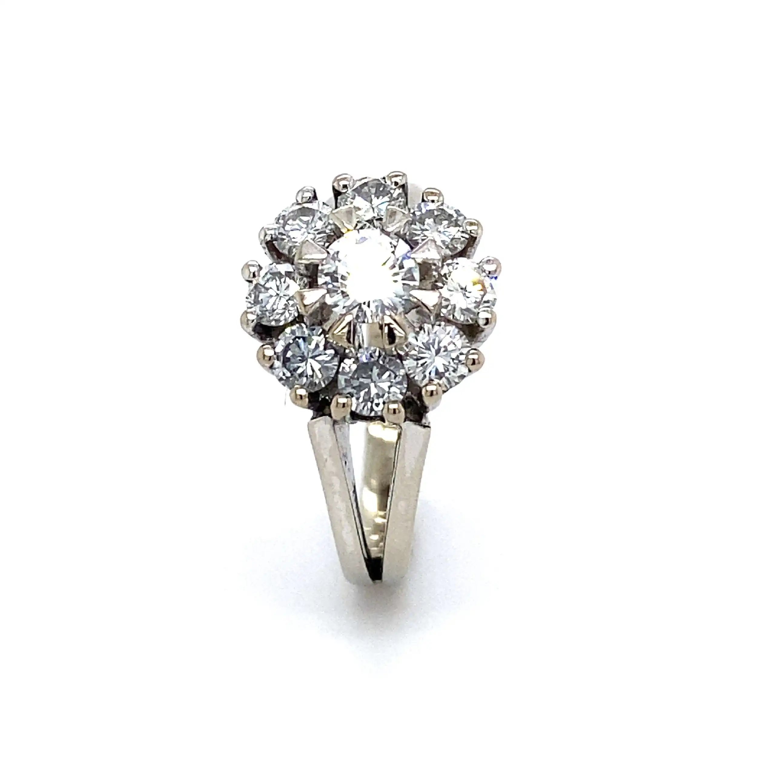 Ring Weißgold mit Brillanten Ring Weißgold mit Brillanten