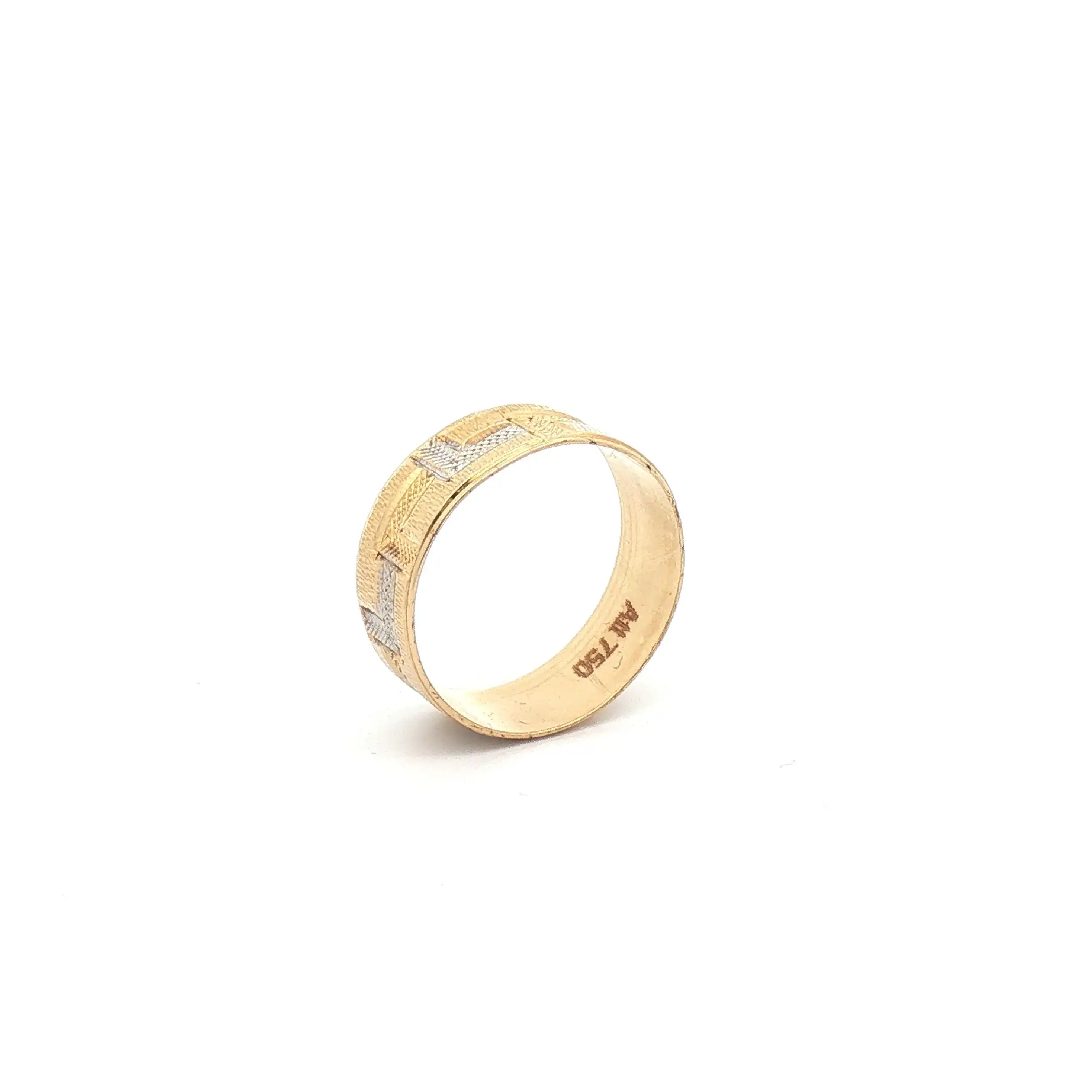 Ring Bicolor gemustert