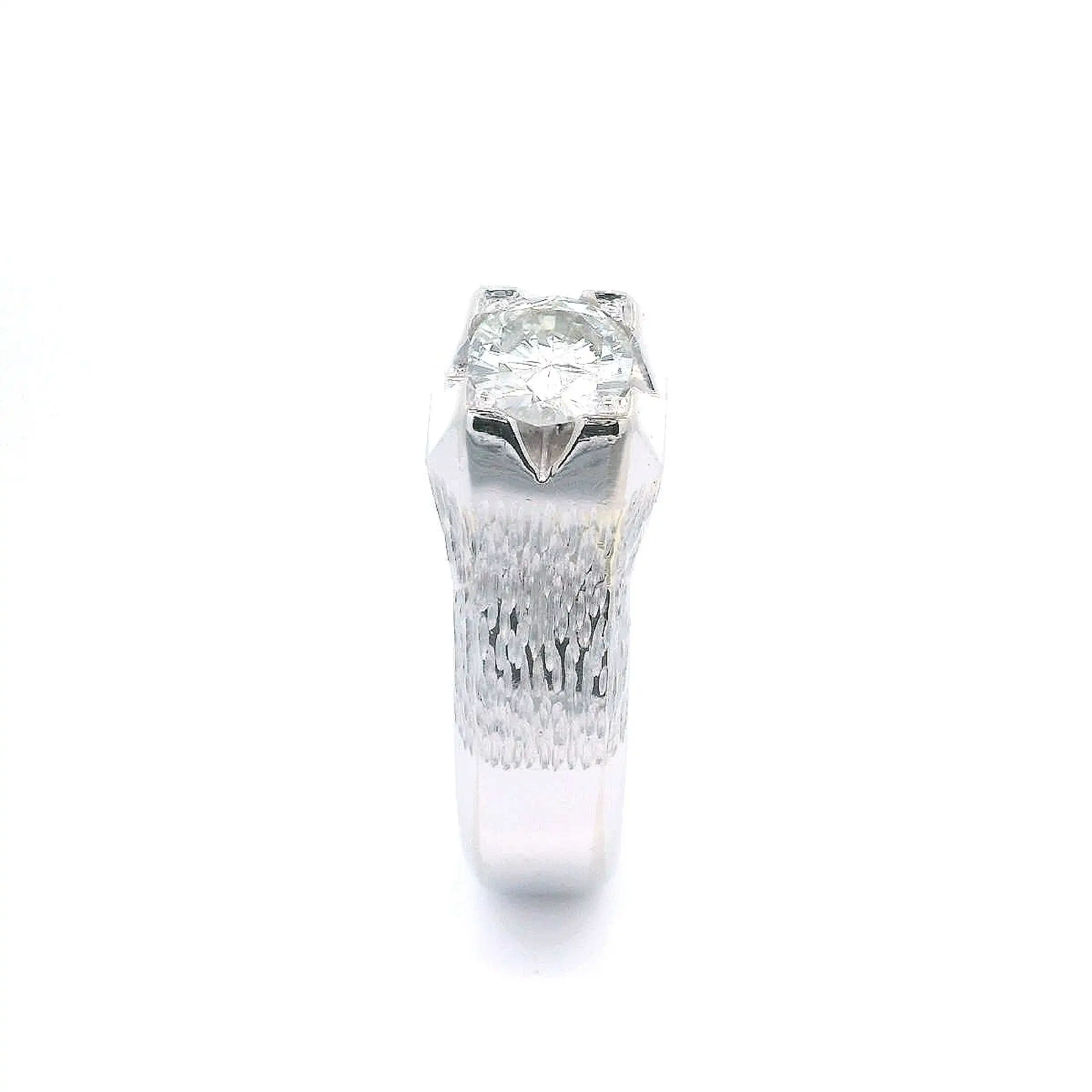 Solitärring Weißgold mit Brillant Solitärring Weißgold mit Brillant