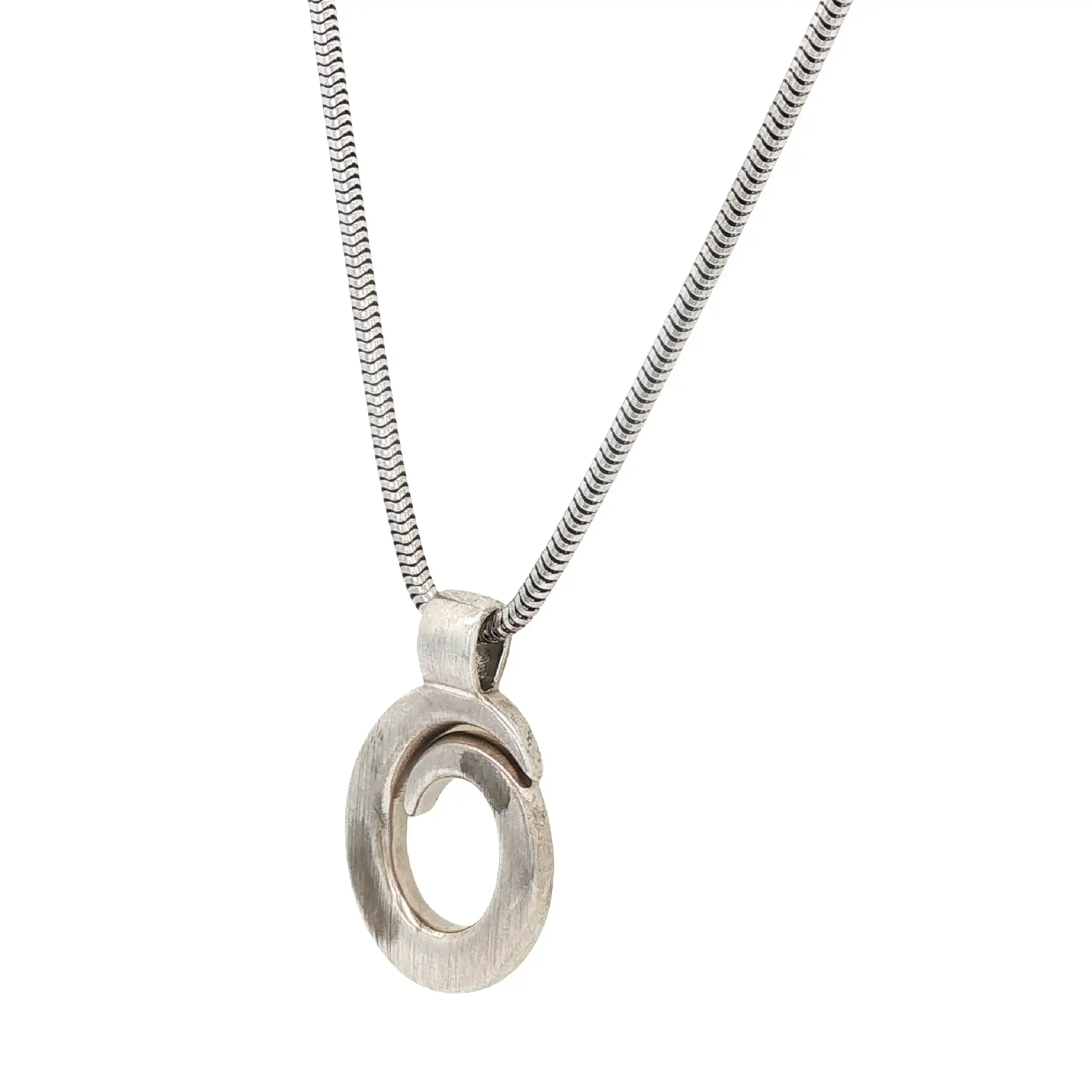 Schlangenkette Silber mit Anhänger Schlangenkette Silber mit Anhänger