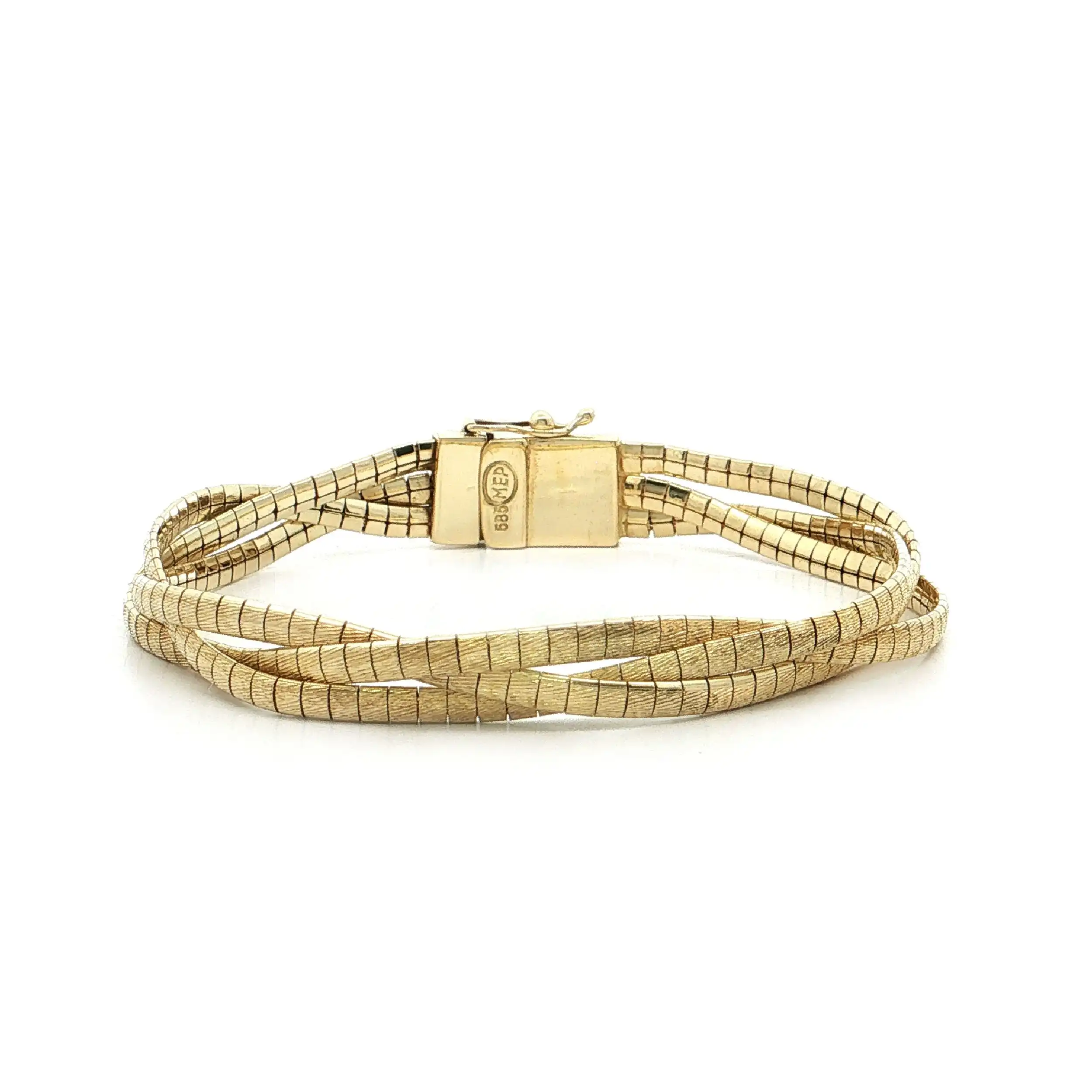 Armband Gelbgold geflochten Armband Gelbgold geflochten