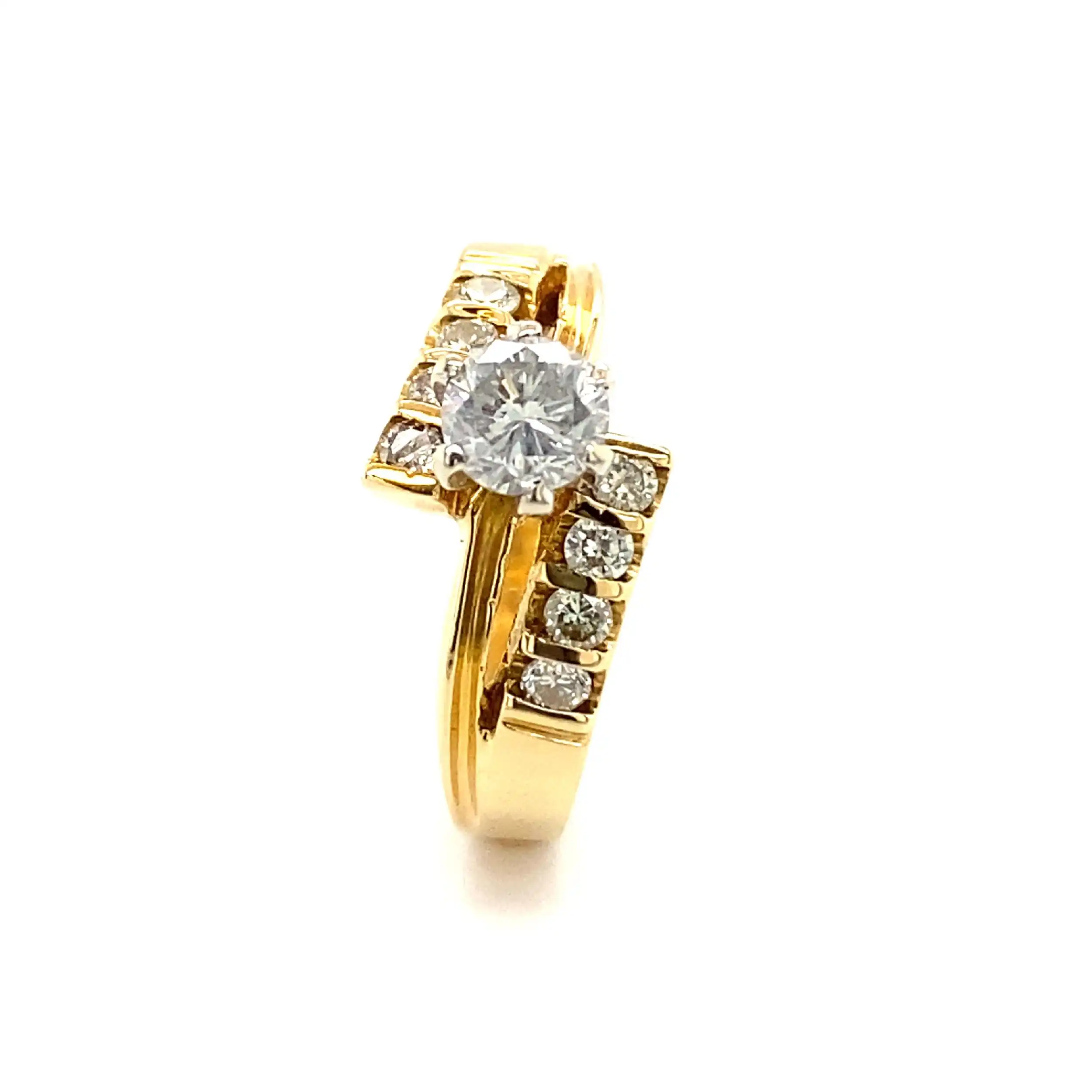 Ring Bicolor mit Brillanten
