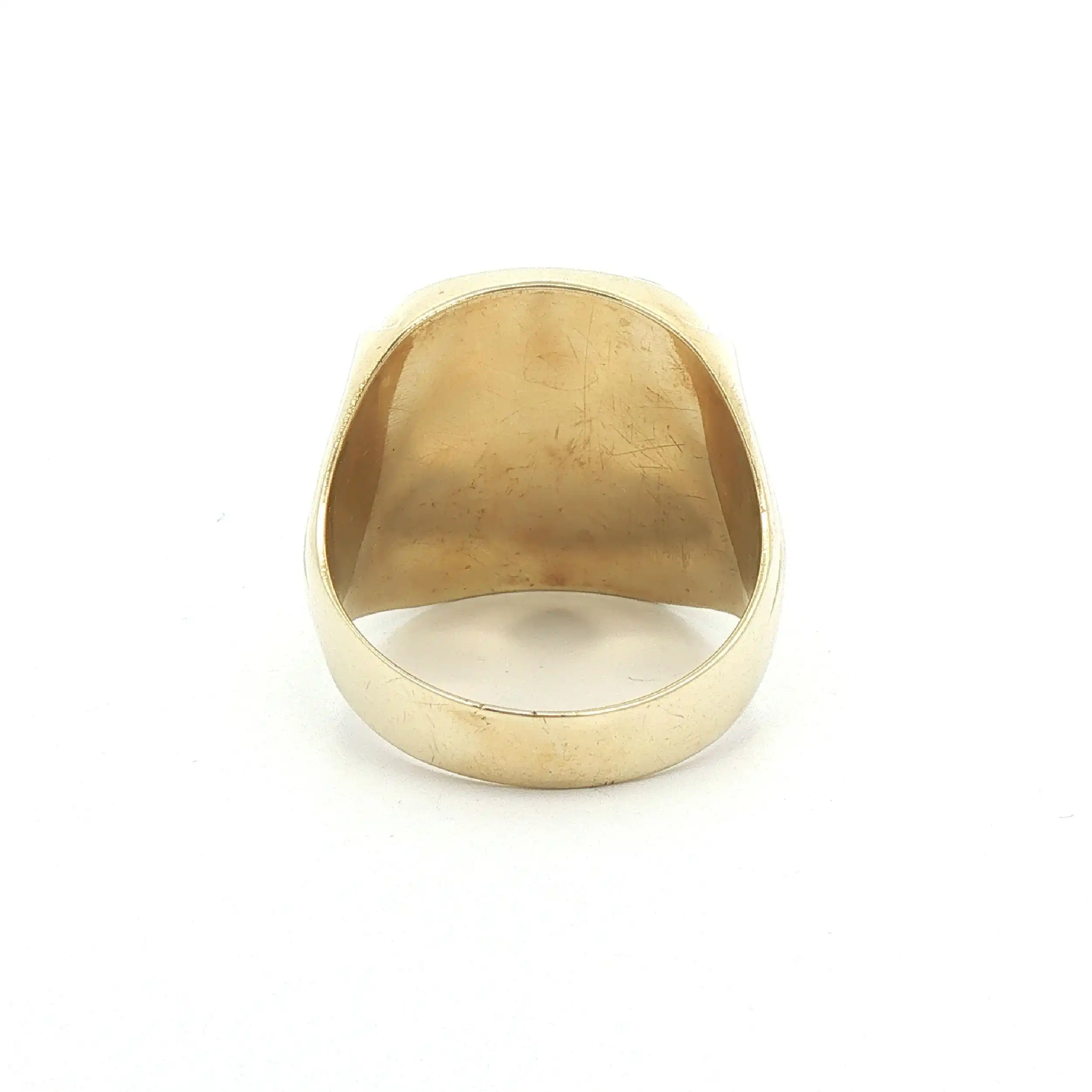 Herrenring Gelbgold mit Blutjaspis Herrenring Gelbgold mit Blutjaspis
