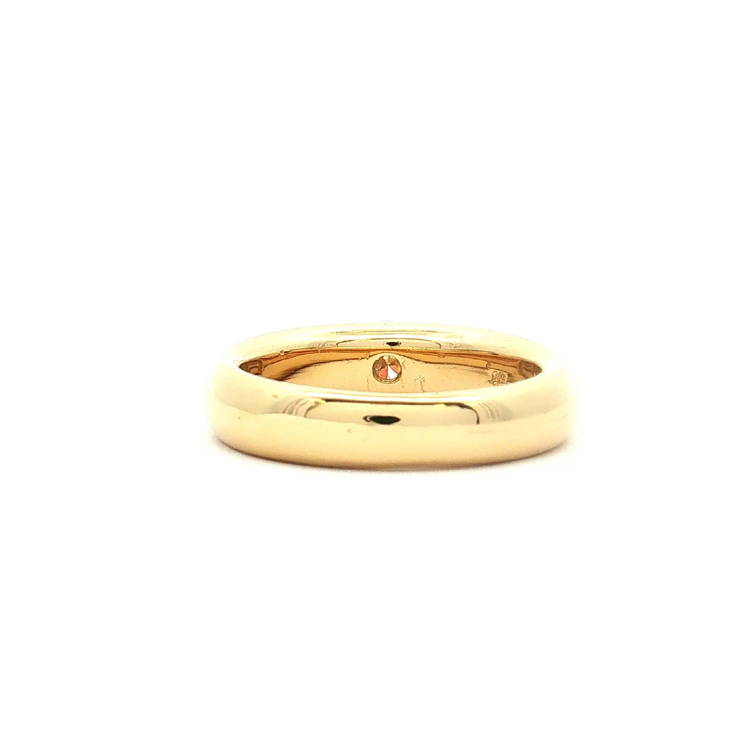 Ring Gelbgold mit Brillant Solitär