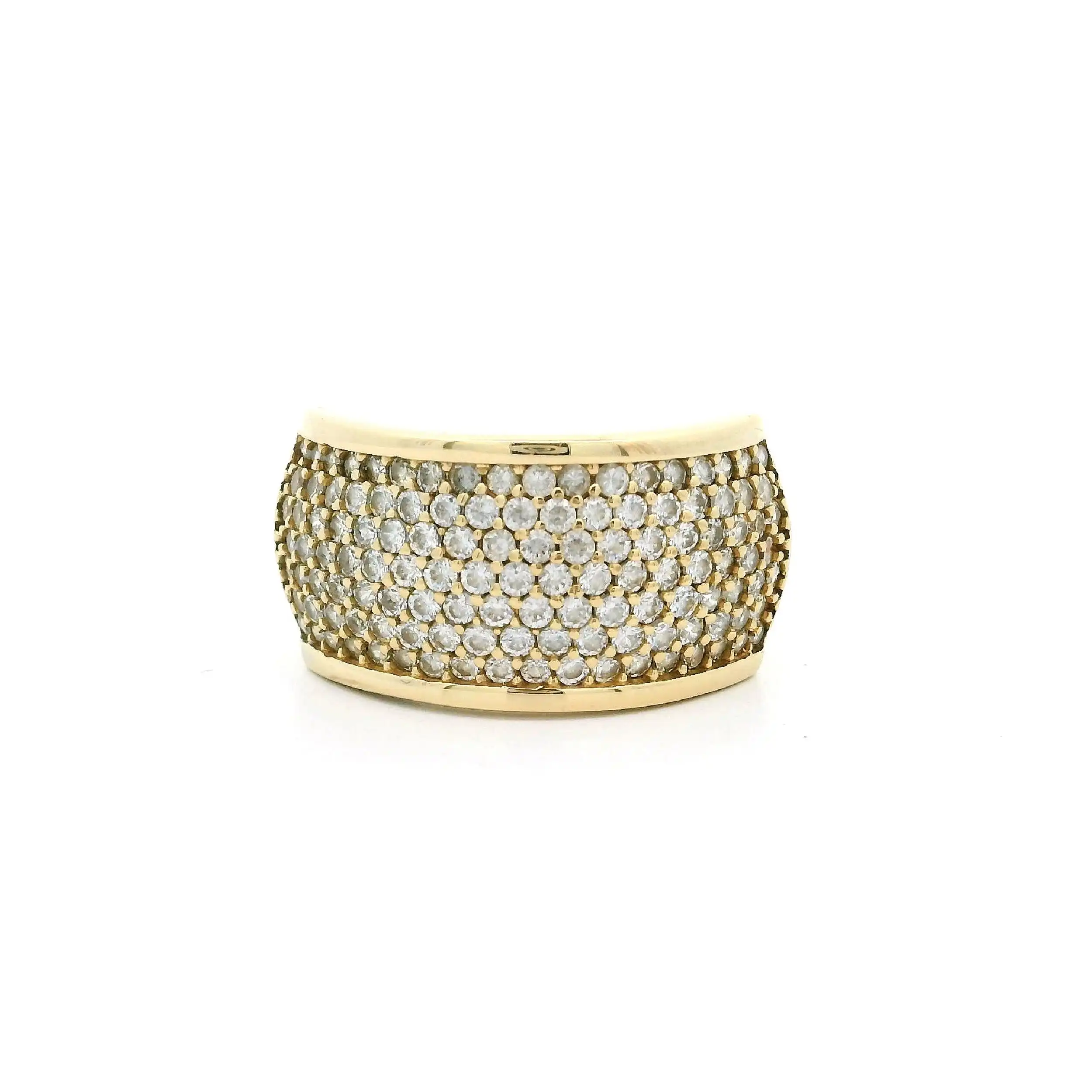 Ring Gelbgold mit Zirkonia Ring Gelbgold mit Zirkonia