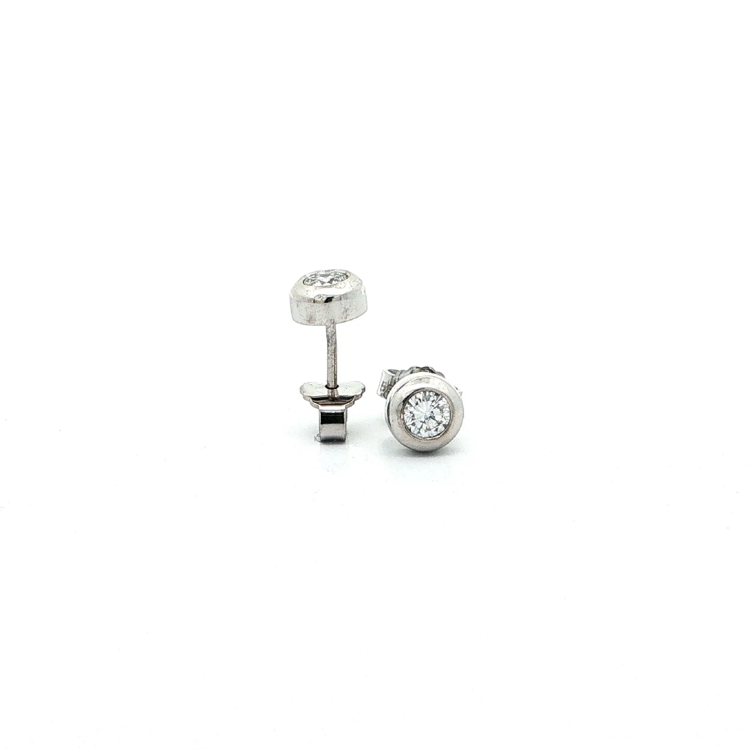 Ohrstecker Weißgold mit Brillant Ohrstecker Weißgold mit Brillant