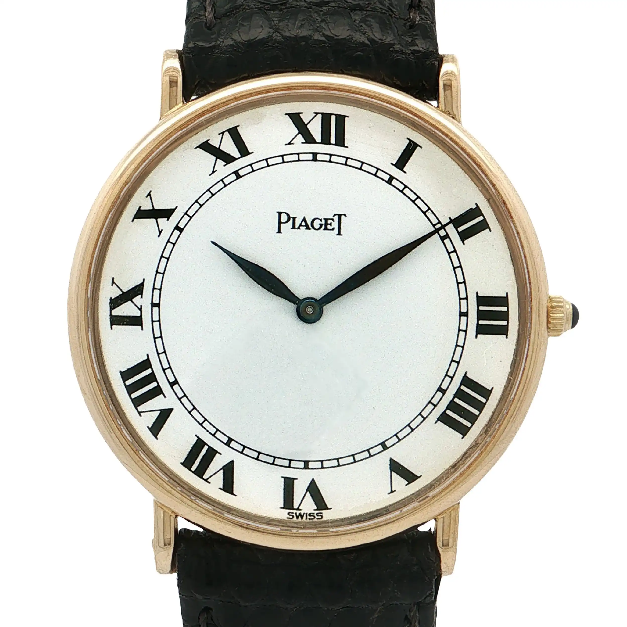Damenuhr Piaget 9025 Altiplano extraflach Gelbgold 750er Vintage