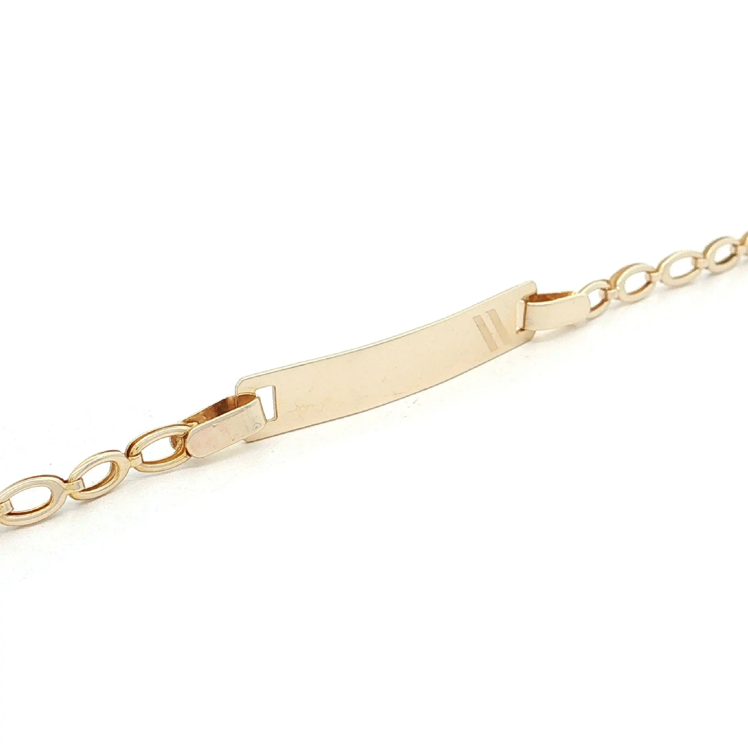Identarmband Gelbgold