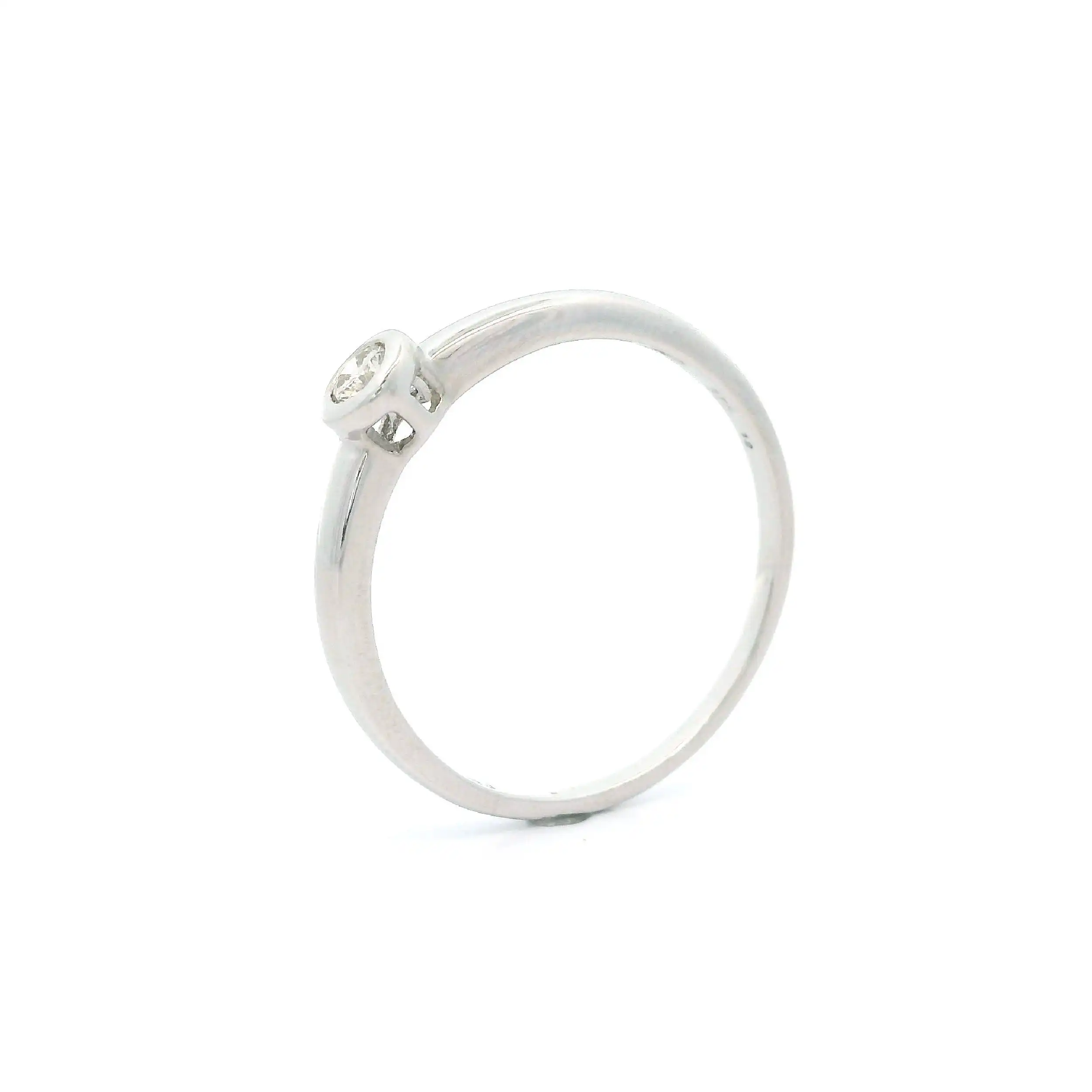 Ring Weißgold mit Brillant