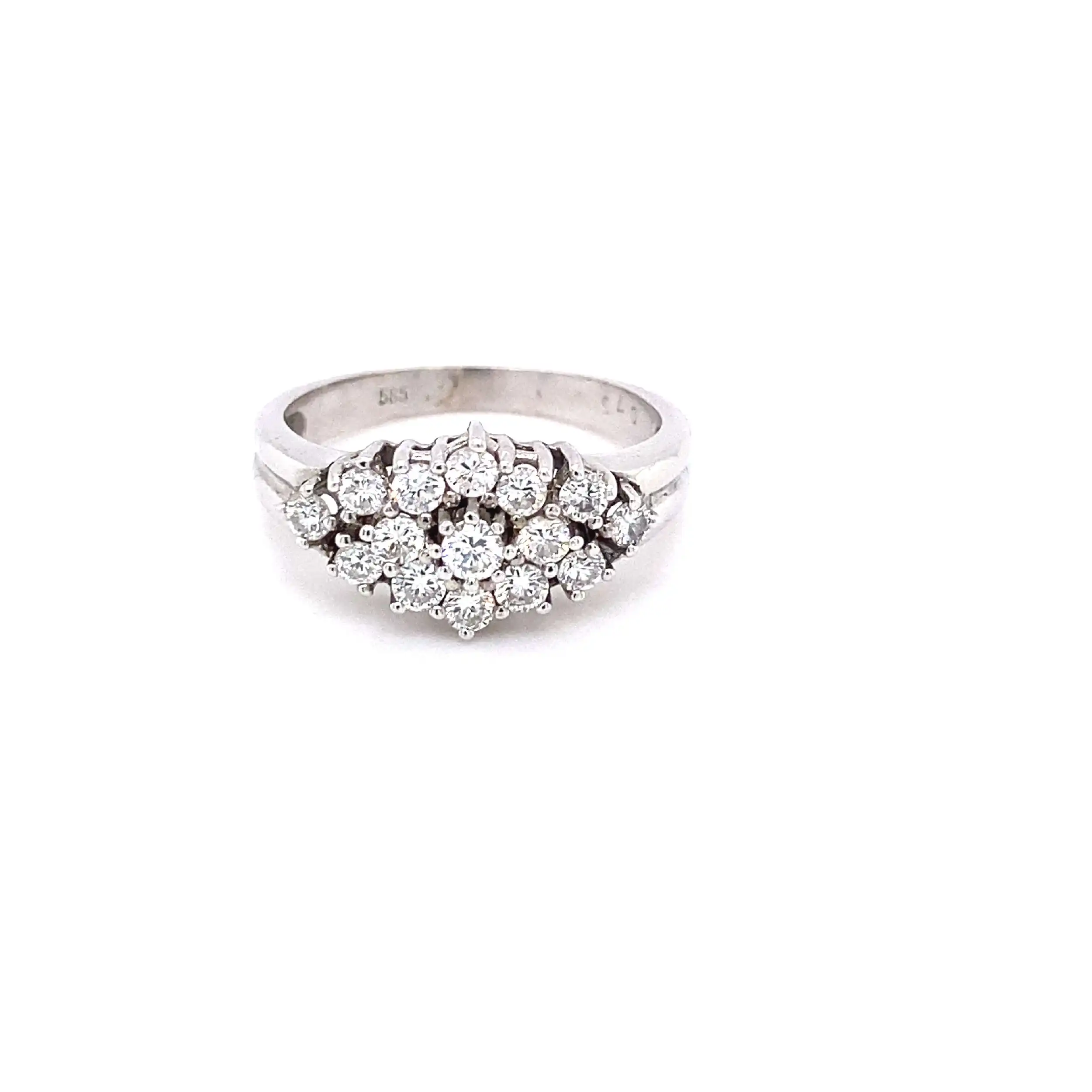 Ring Weißgold mit Brillanten Ring Weißgold mit Brillanten