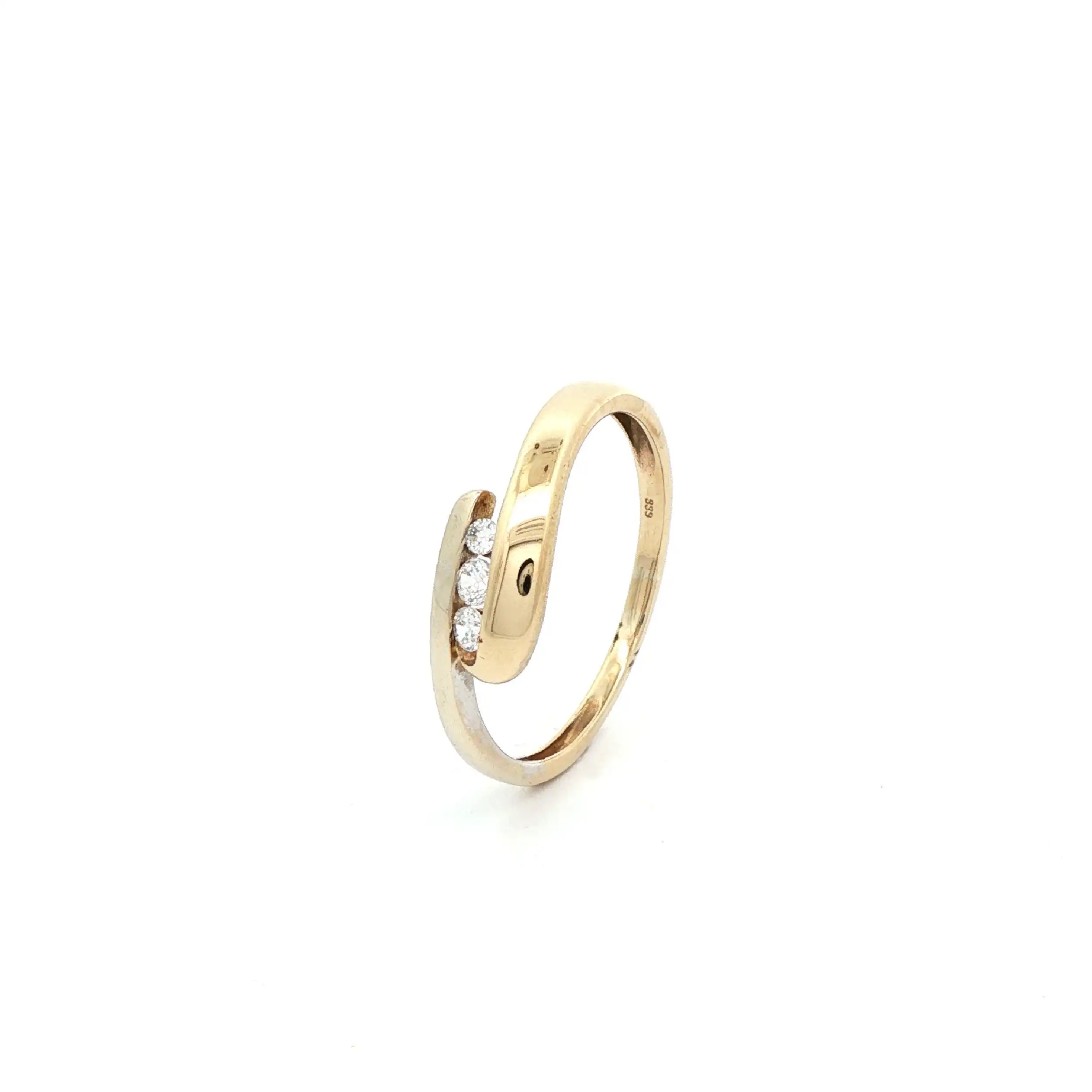 Ring Gelbgold mit Zirkonia