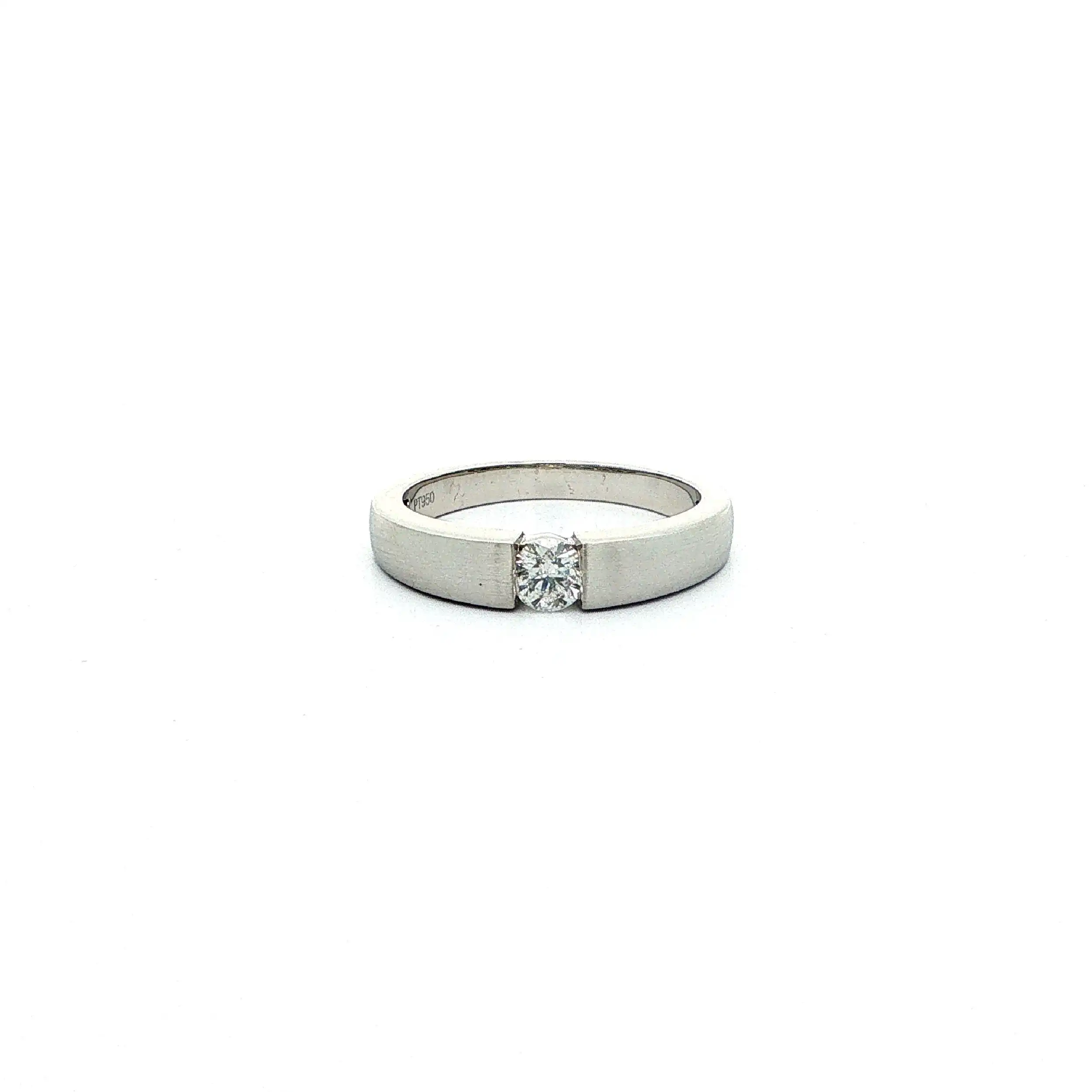 Ring Platin mit Brillant