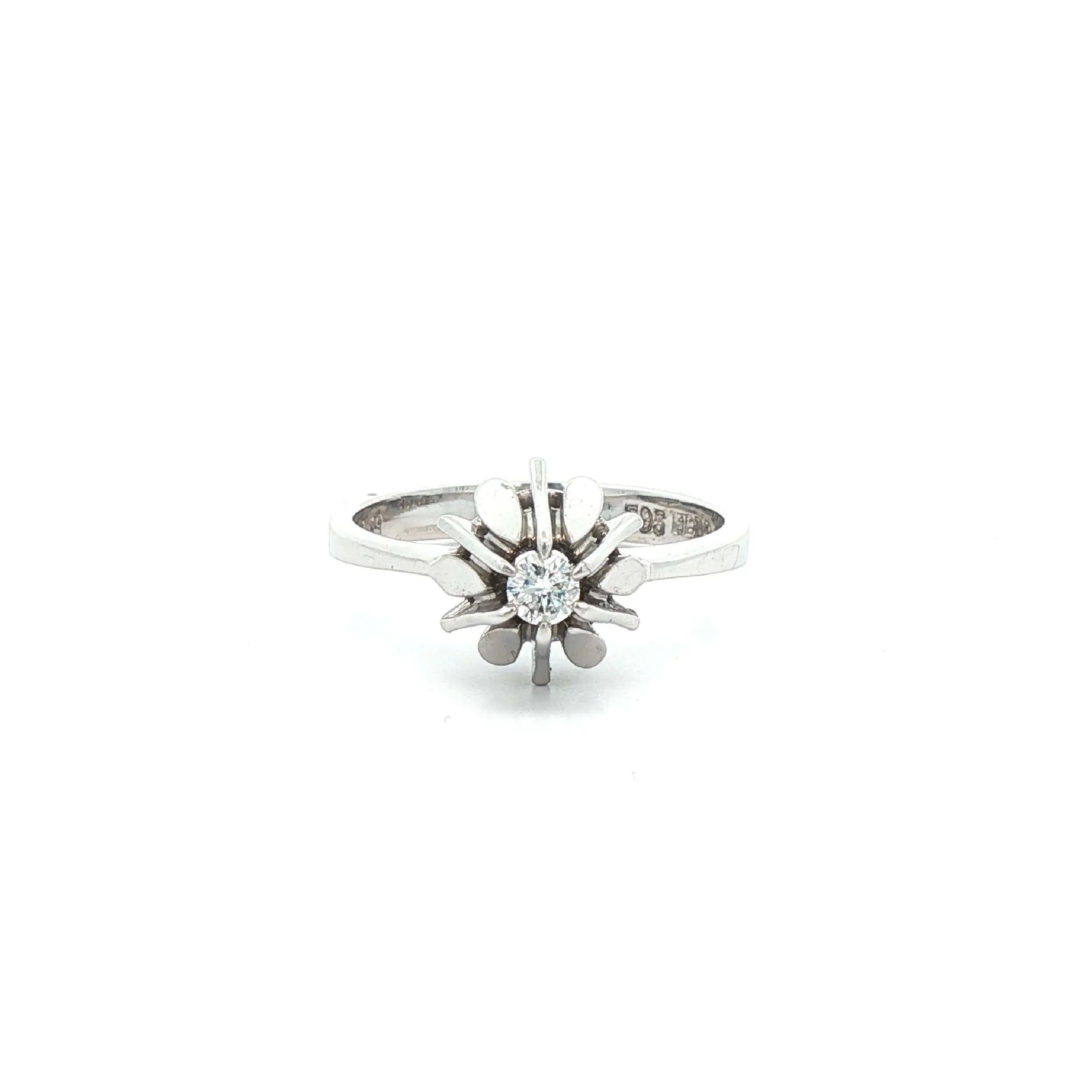 Ring weißgold mit Brillant