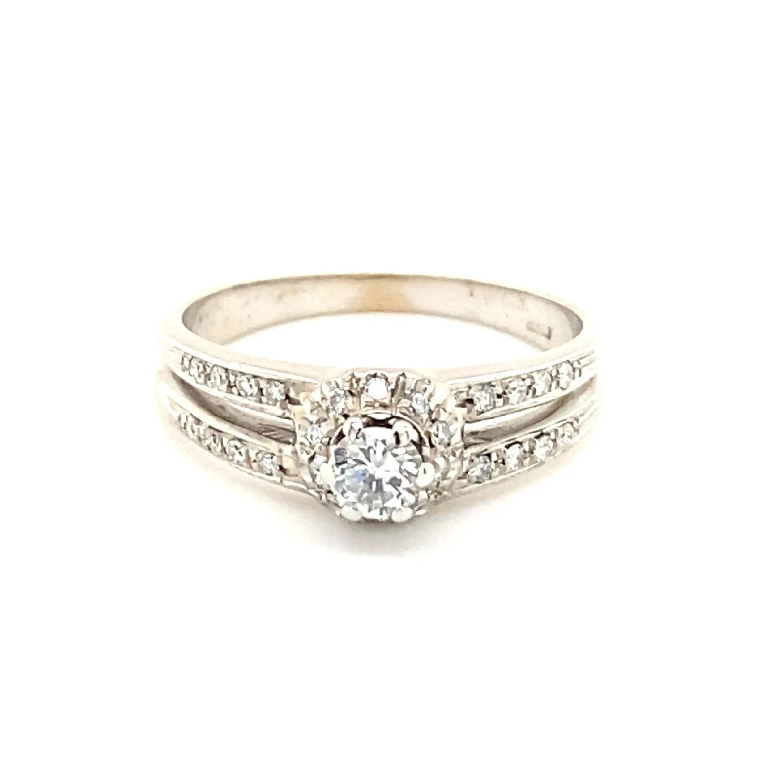 Ring Weißgold mit Brillanten
