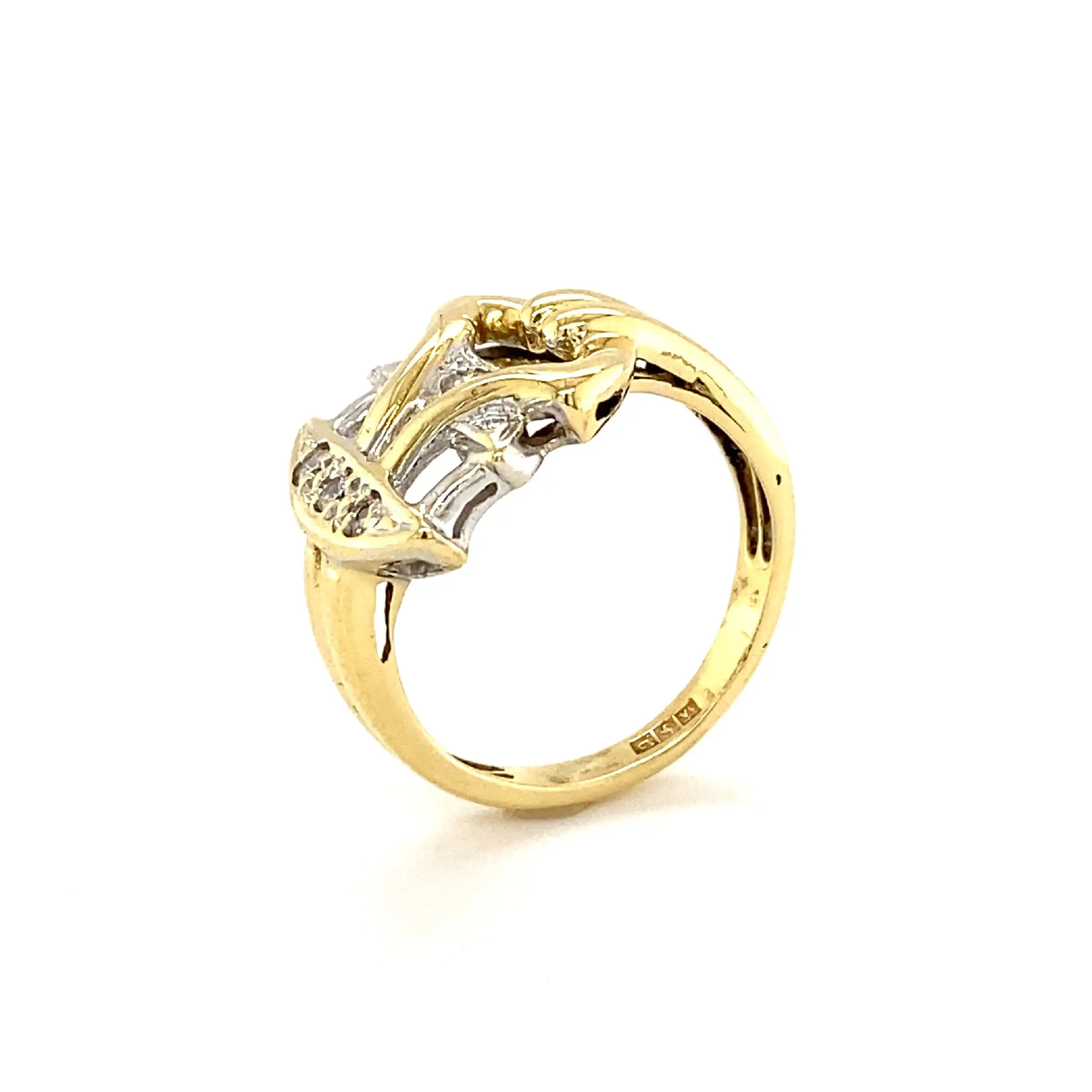 Ring Bicolor mit Zirkonia