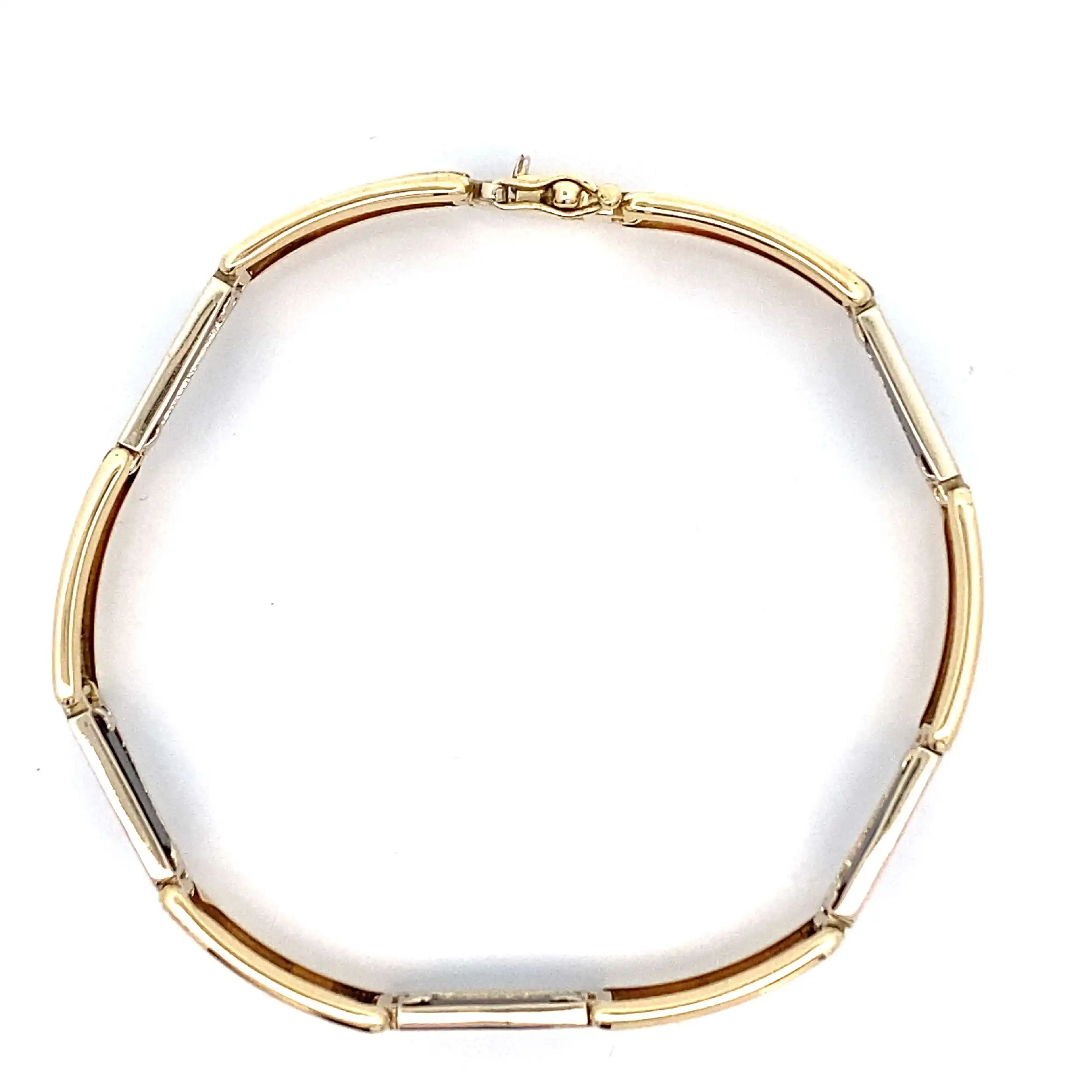 Armband Bicolor mit Onyx