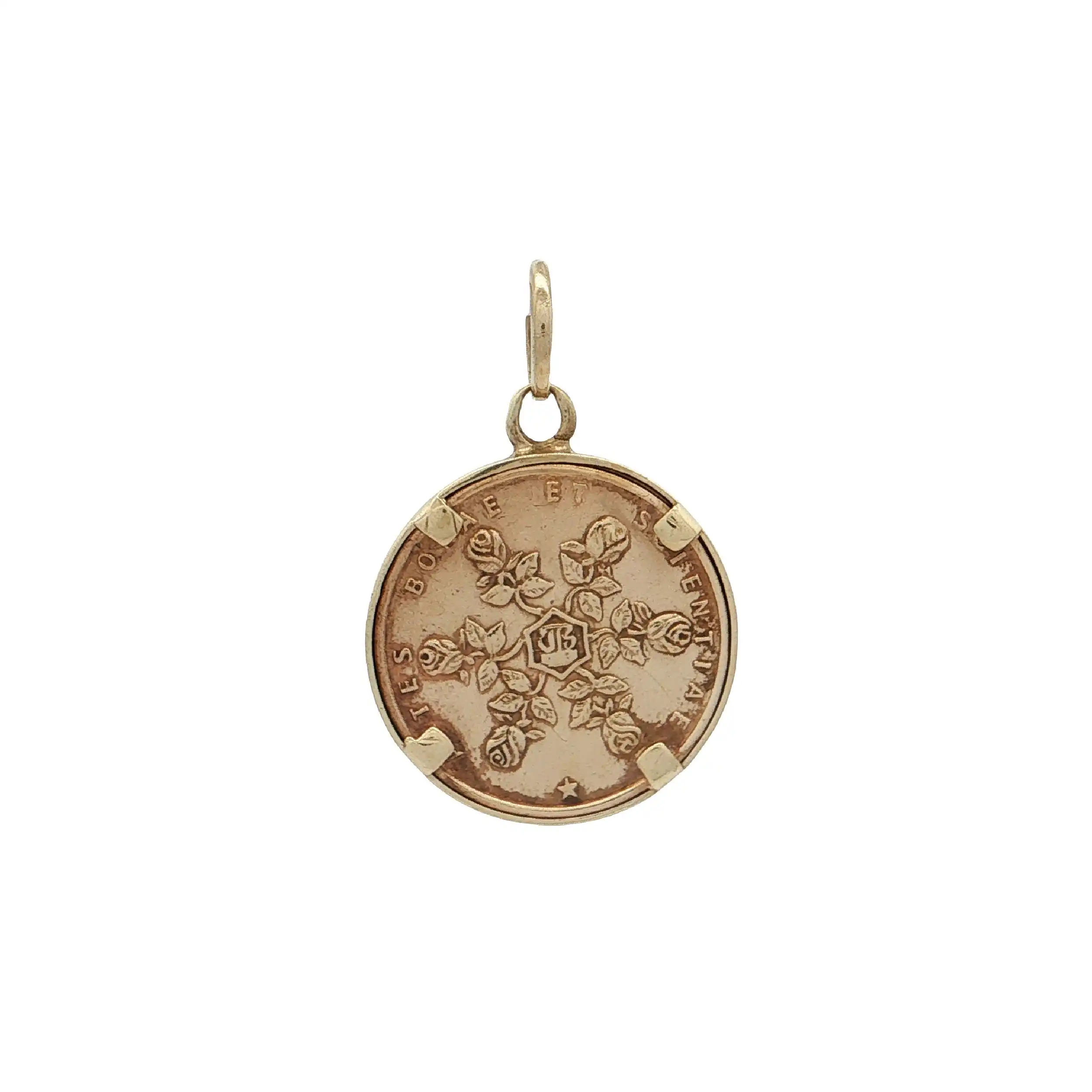Anhänger Gelbgold mit Münze "Konrad Adenauer 1949-1963" Anhänger Gelbgold mit Münze "Konrad Adenauer 1949-1963"