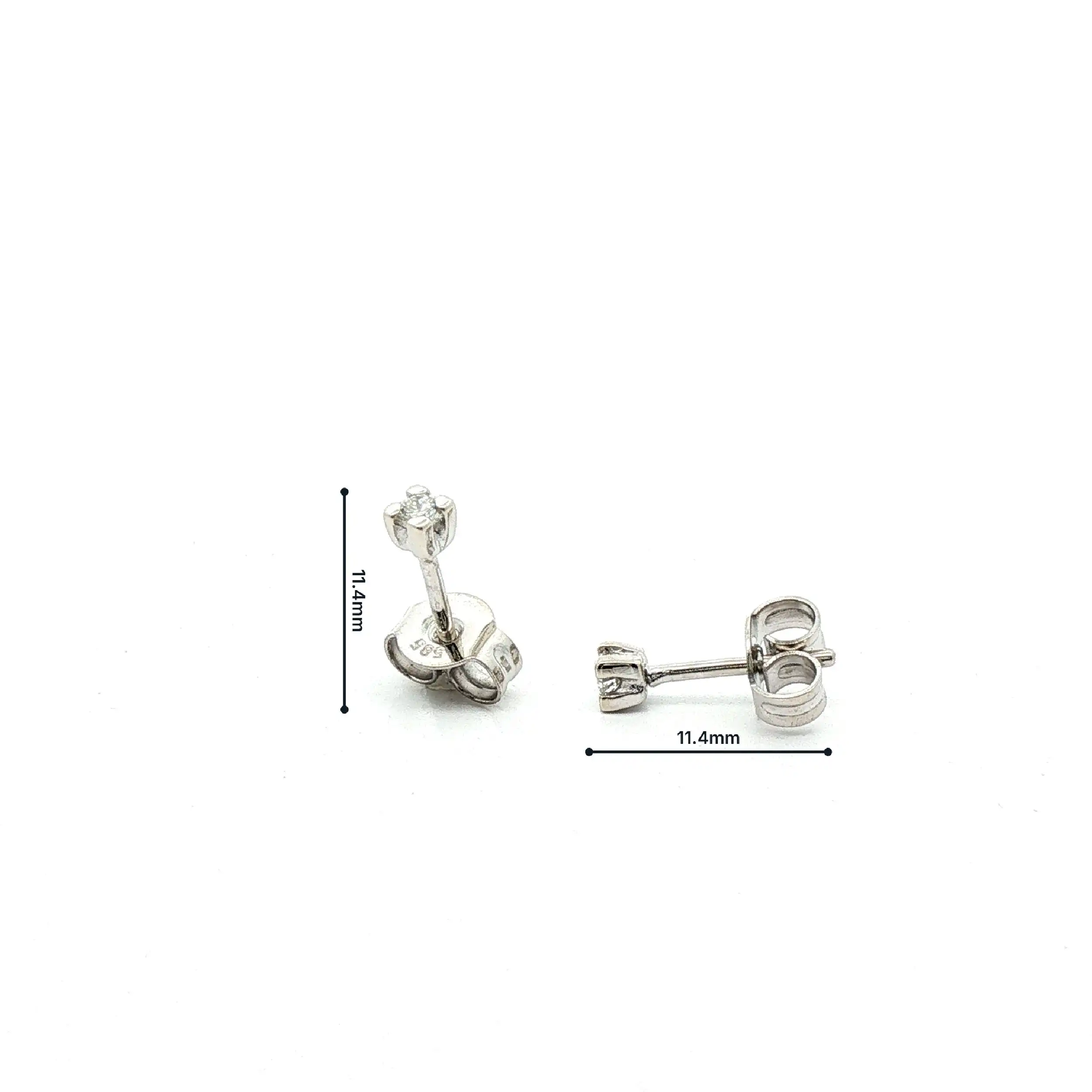 Ohrstecker Weißgold mit Brillanten Ohrstecker Weißgold mit Brillanten