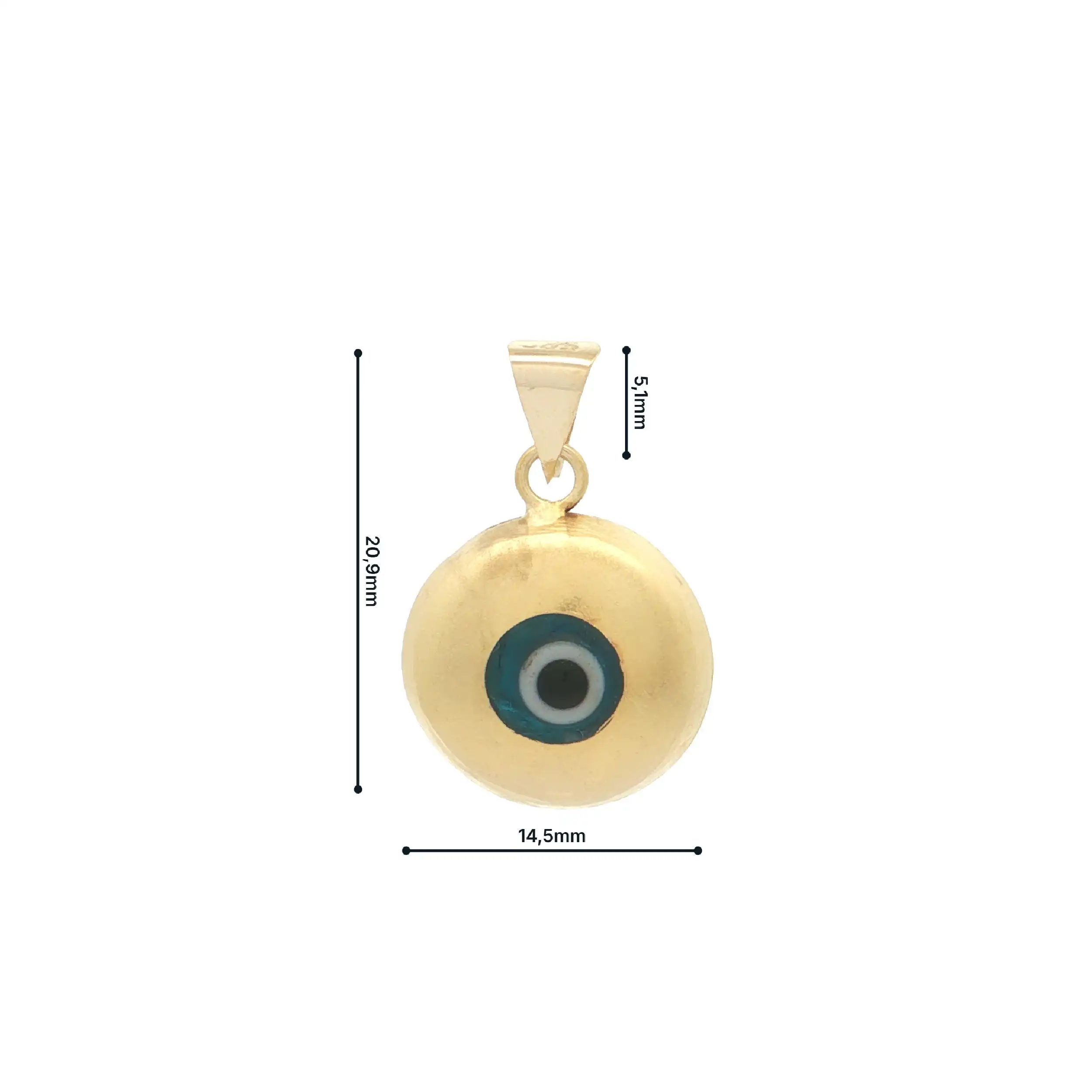 Anhänger Gelbgold "Auge"