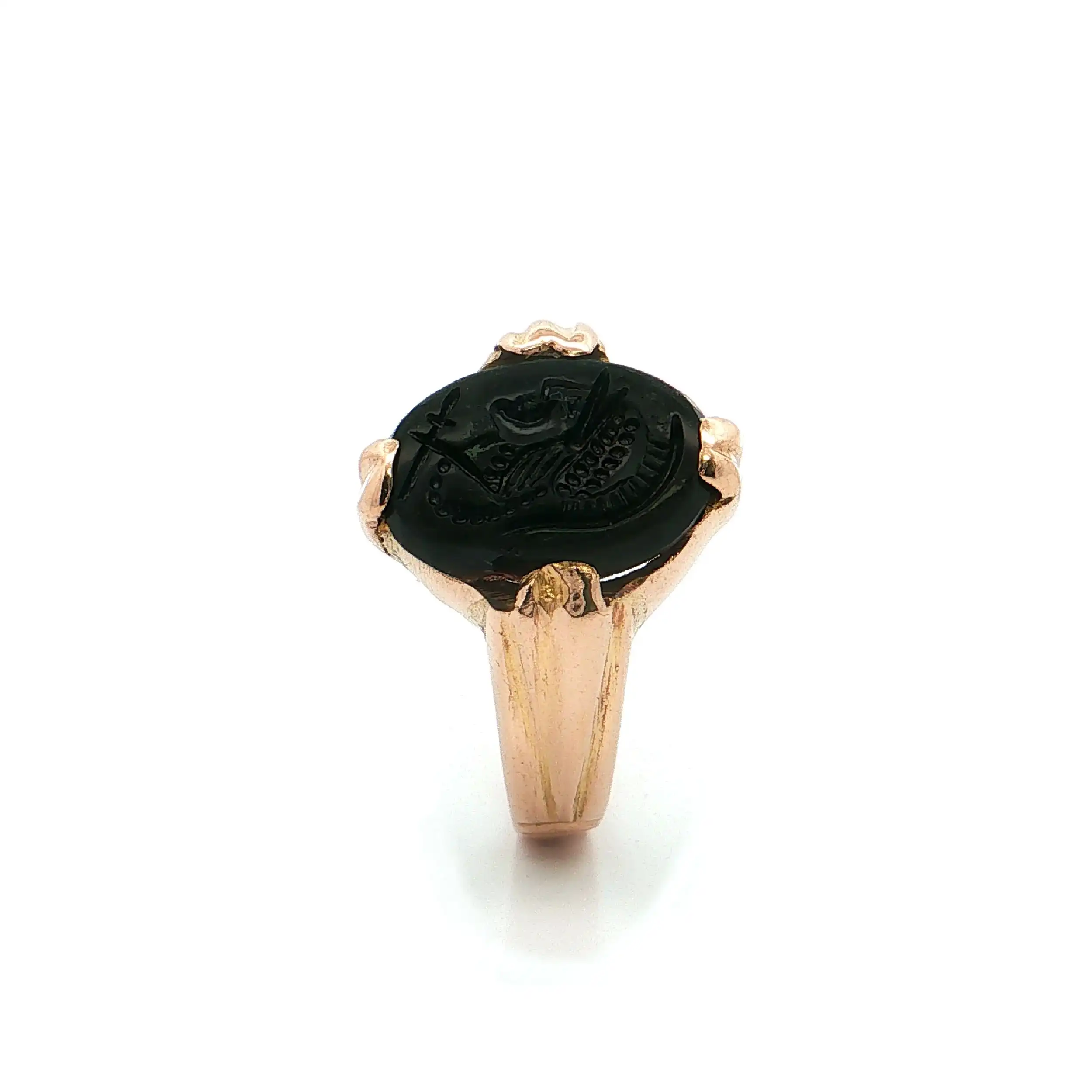 Ring Roségold mit Onyx Ring Roségold mit Onyx