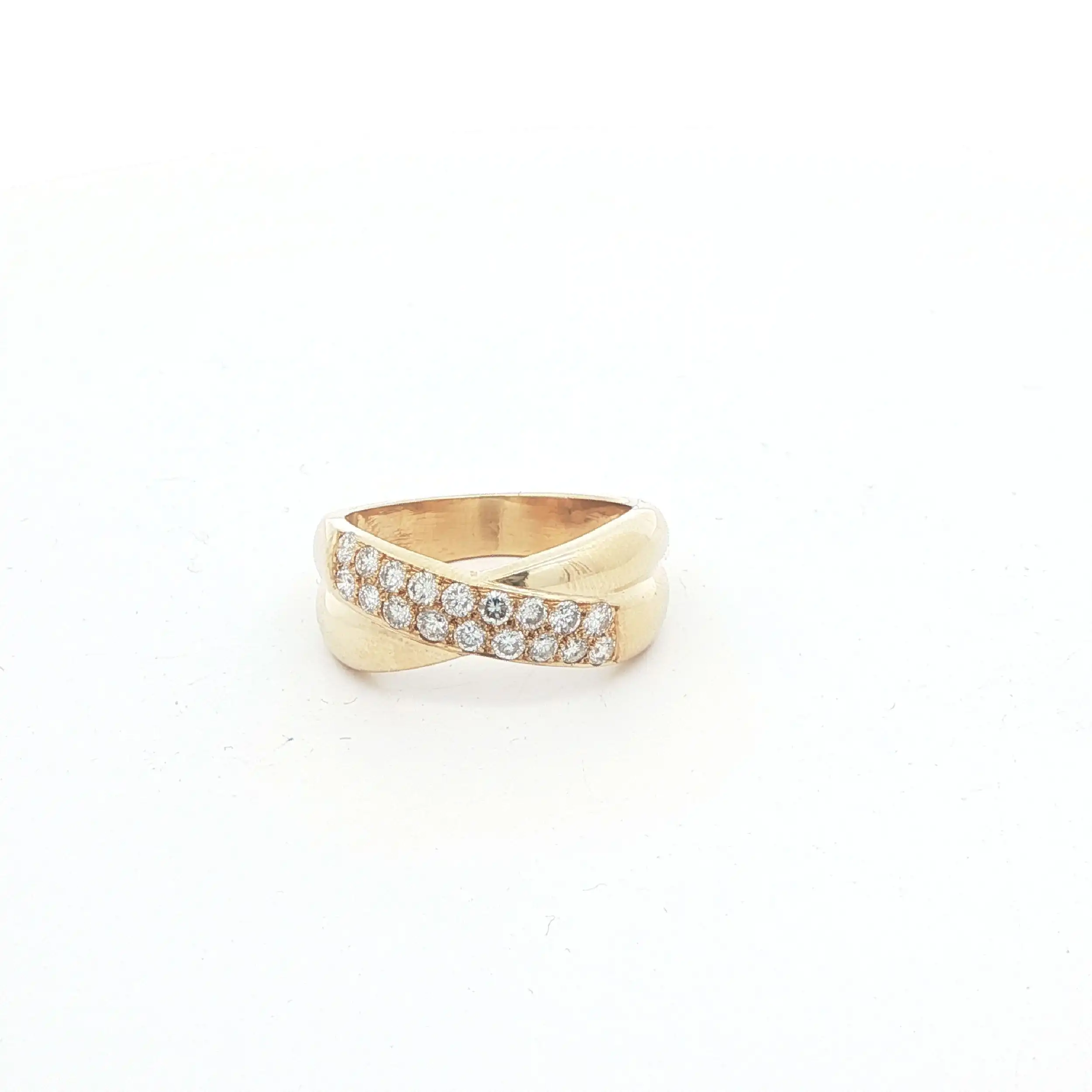 Ring Gelbgold mit Brillanten