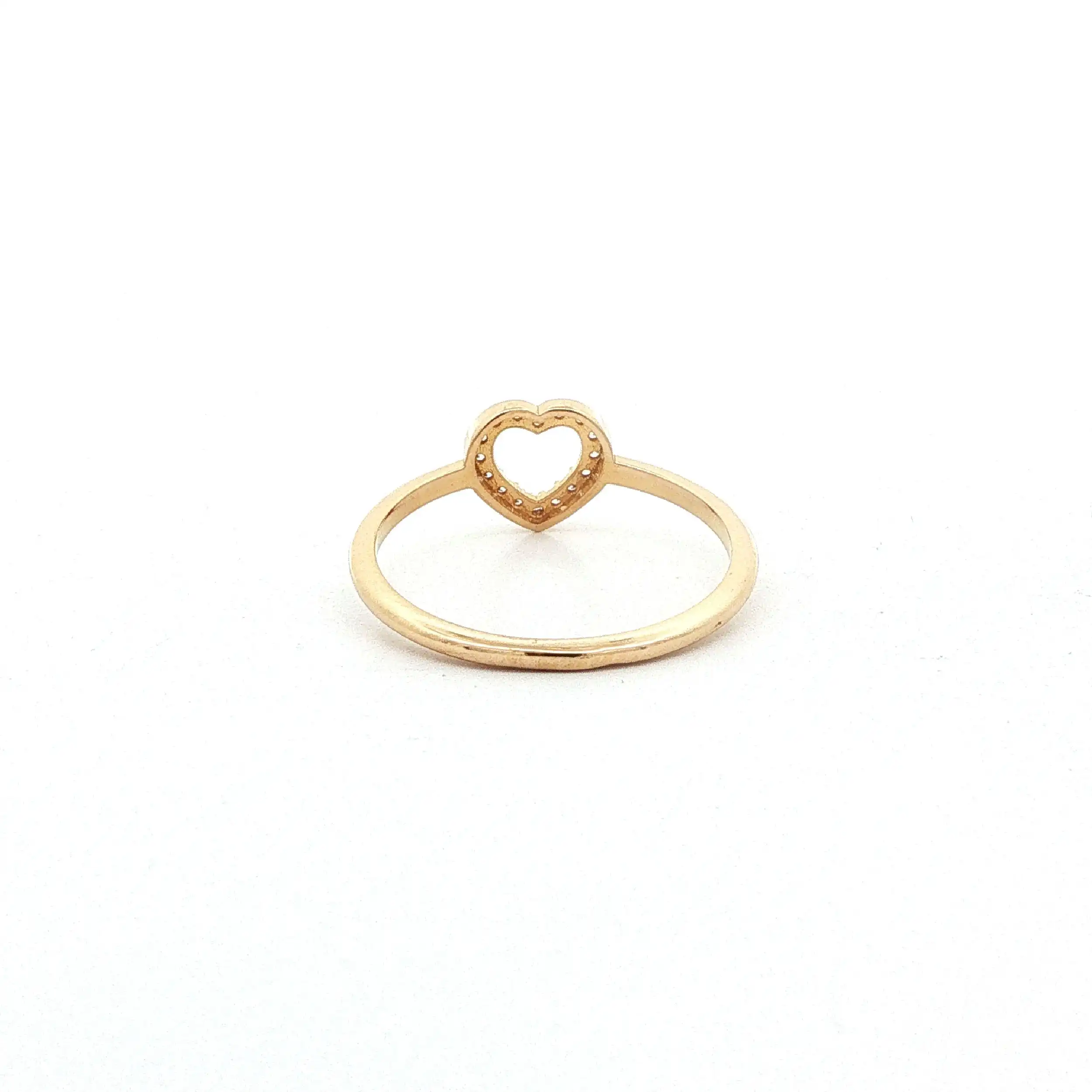 Ring Gelbgold Herz mit Zirkonia Ring Gelbgold Herz mit Zirkonia