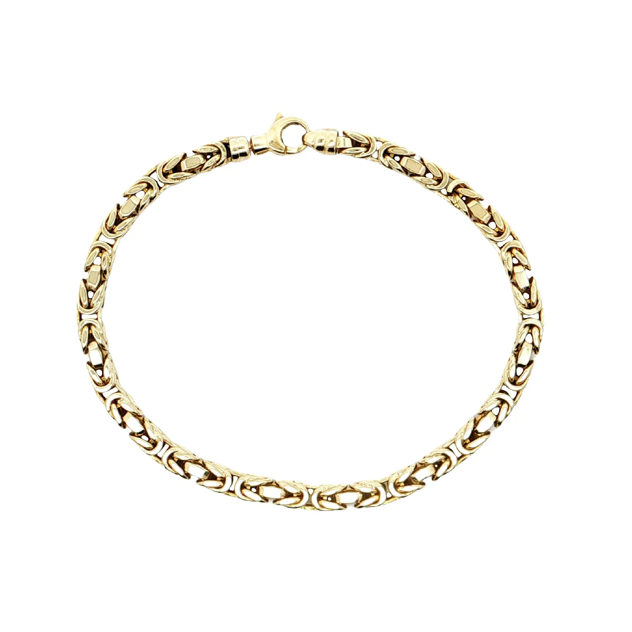 Königsarmband Gelbgold