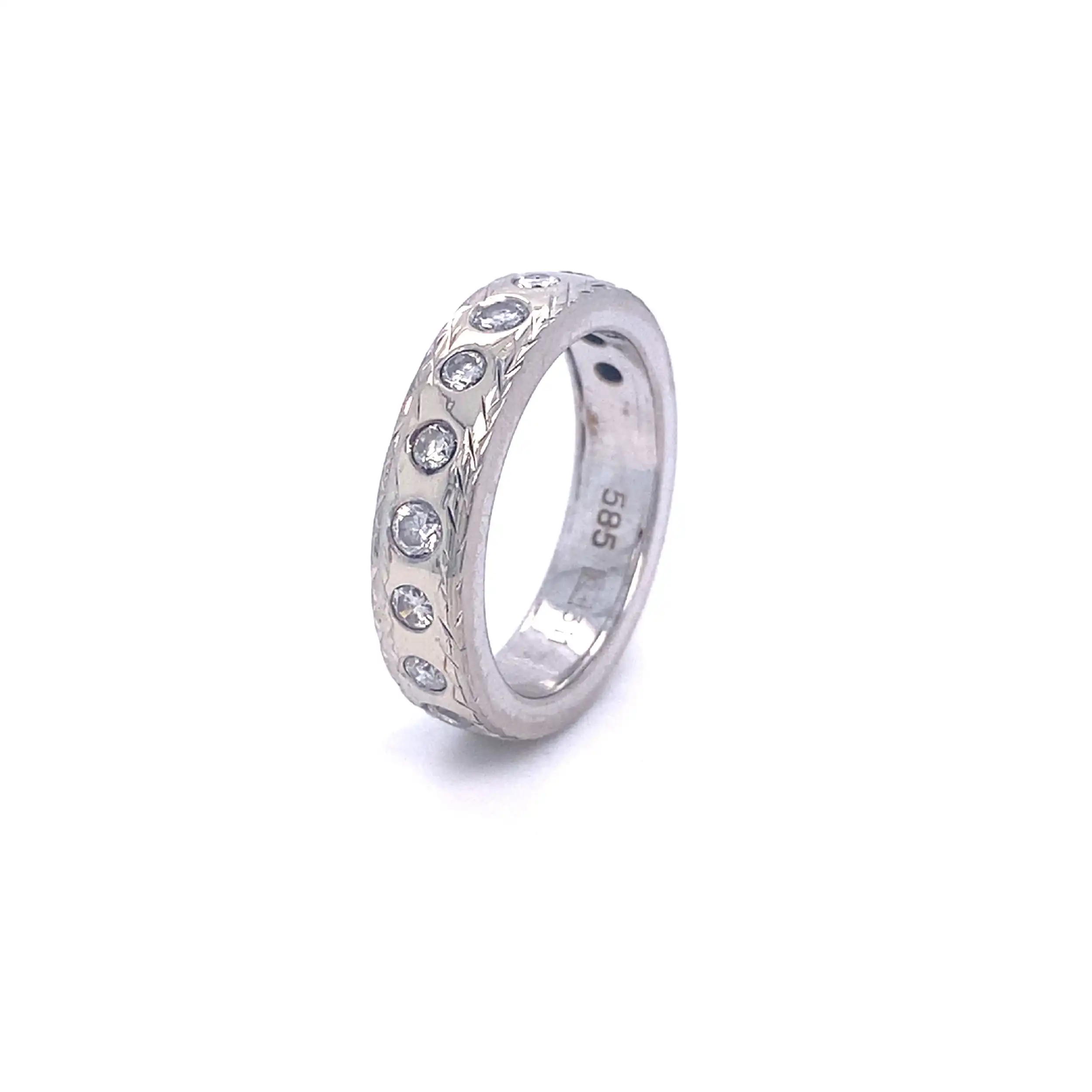 Ring Weißgold mit Brillanten Ring Weißgold mit Brillanten