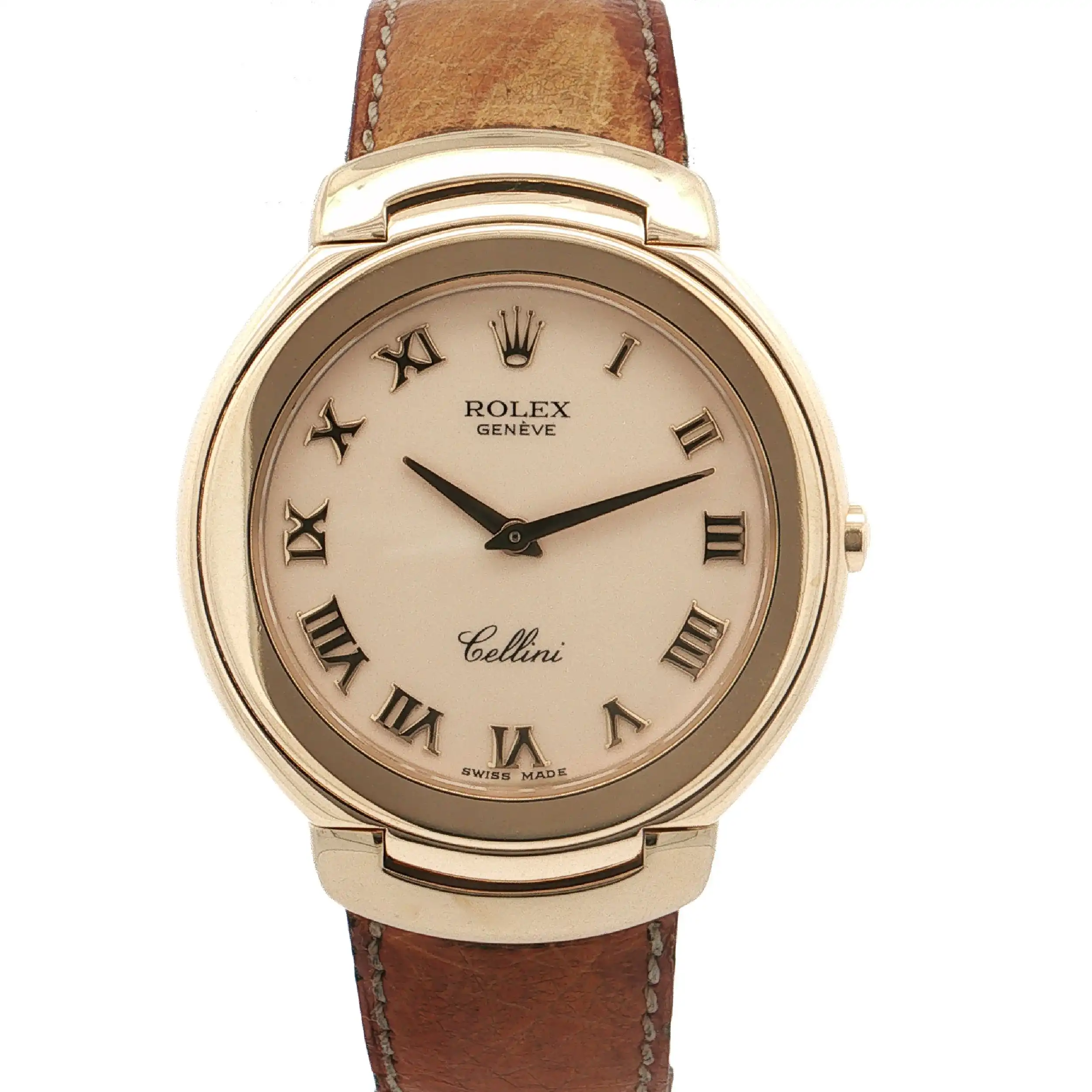 Herrenuhr Rolex Oyster Perpetual Cellini 18 K Gelbgold Kal. 6623 nur Box