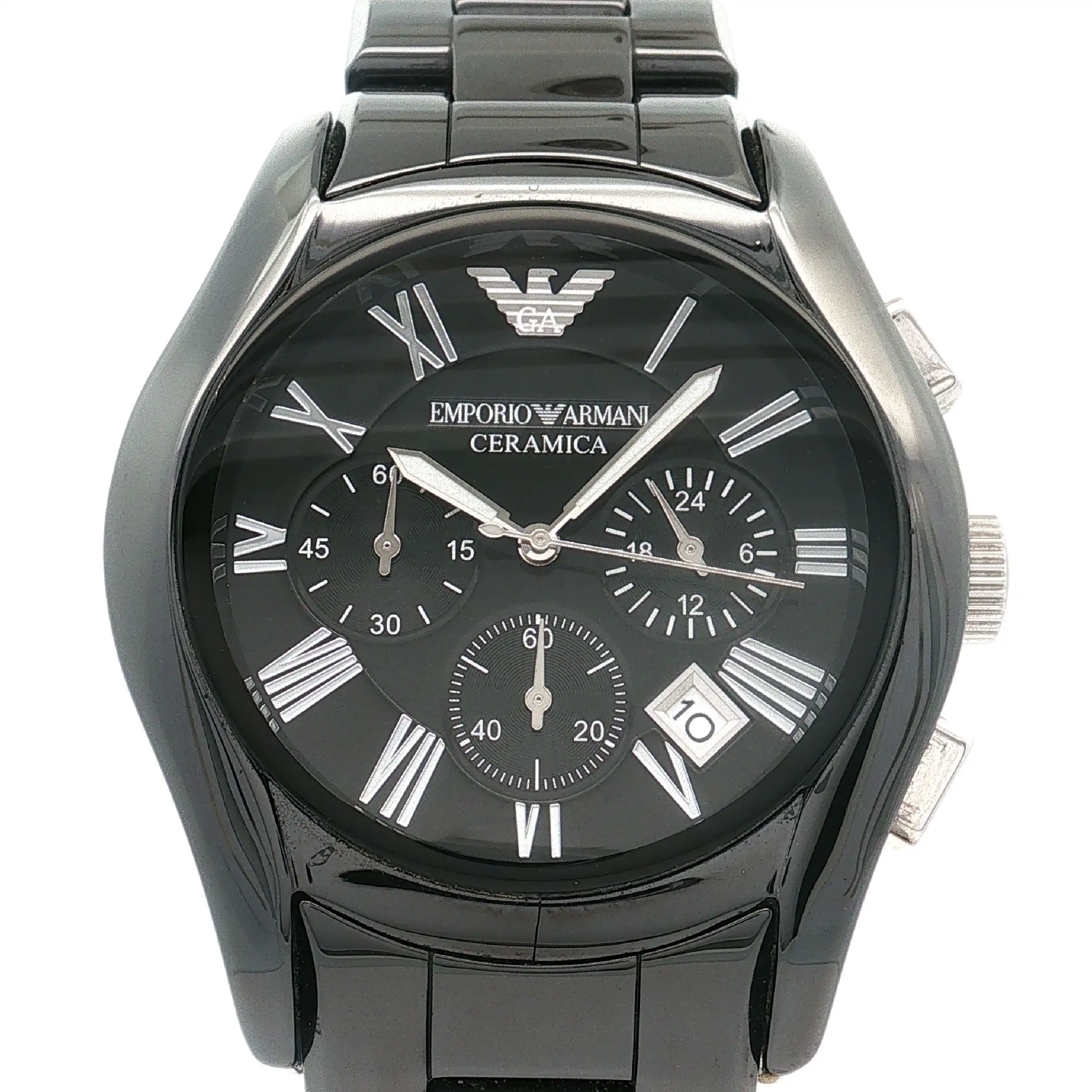Herrenuhr Armani Ceramica mit Ersatzelementen