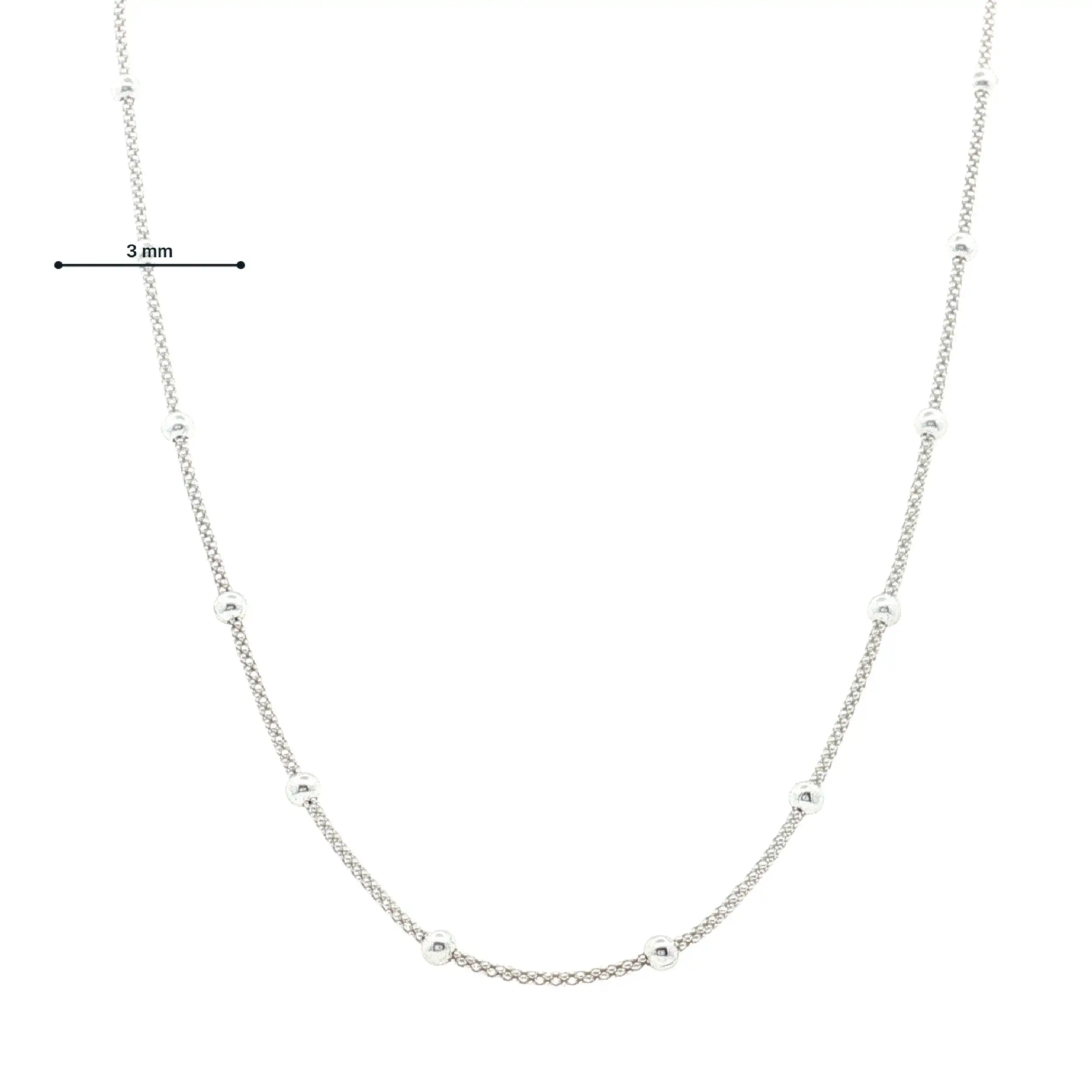 Schlangenkette mit Kugeln Schlangenkette mit Kugeln