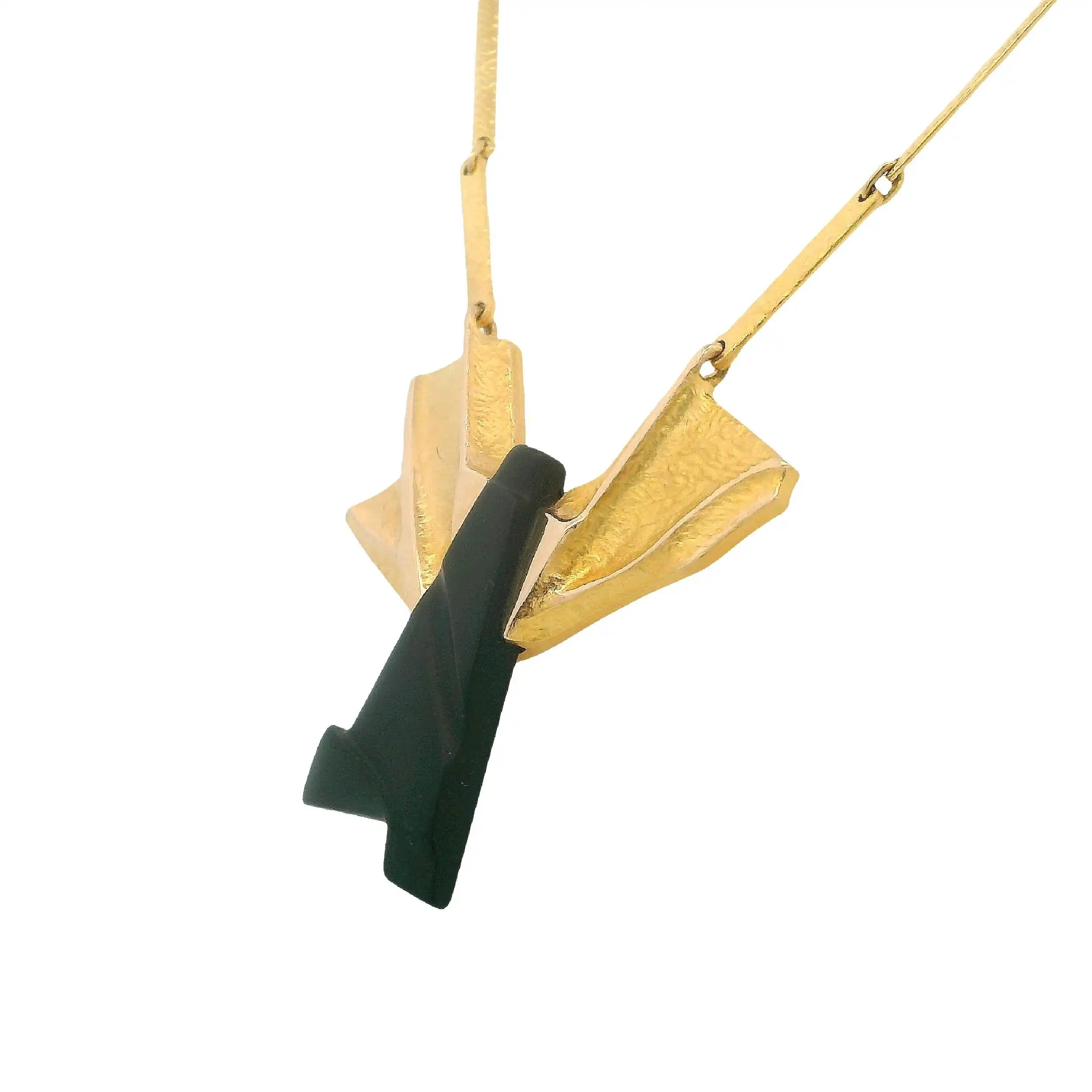Collier Gelbgold Lapponia mit Onyx