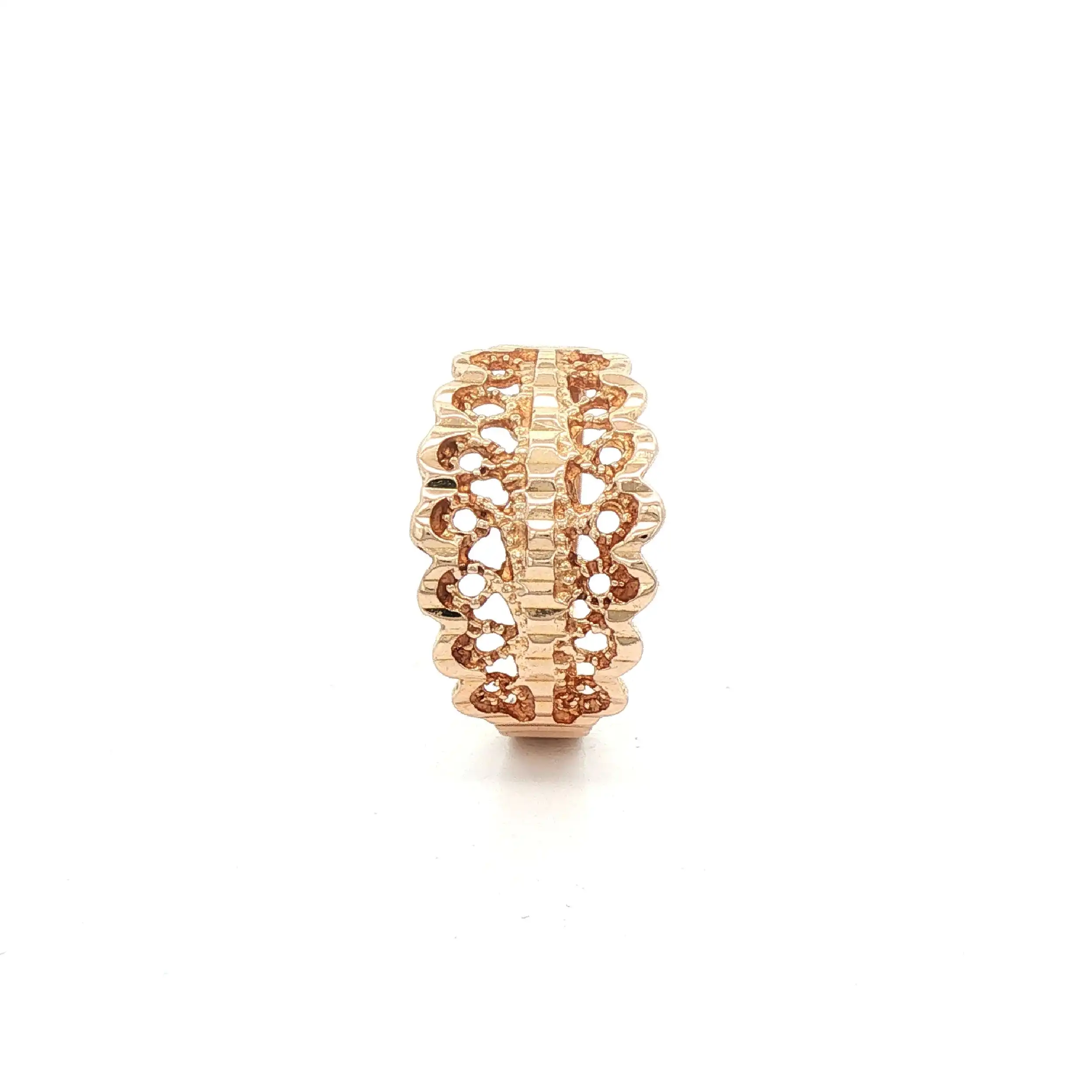 Ring Rotgold mit Muster