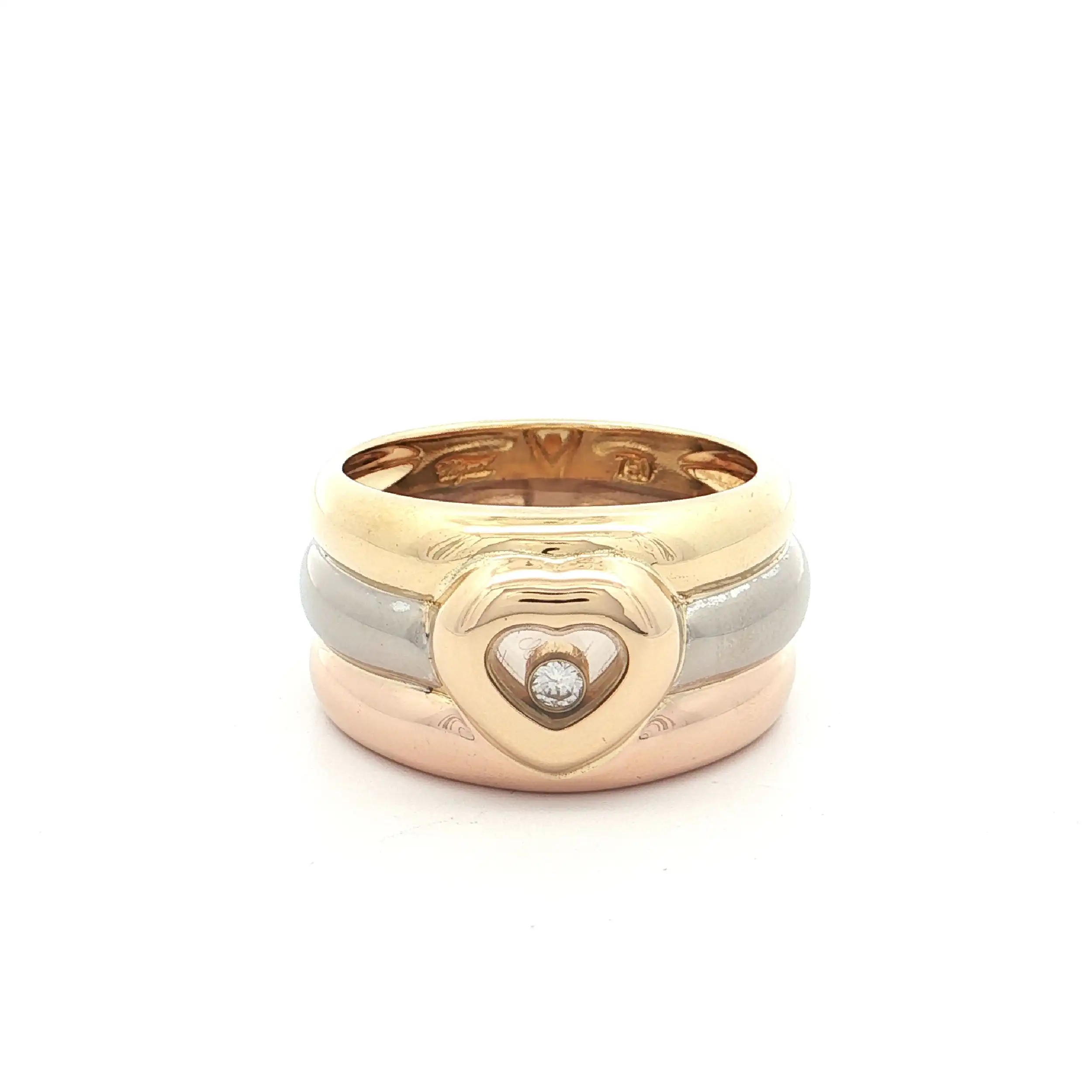 Ring Tricolor "Chopard Happy Diamonds"