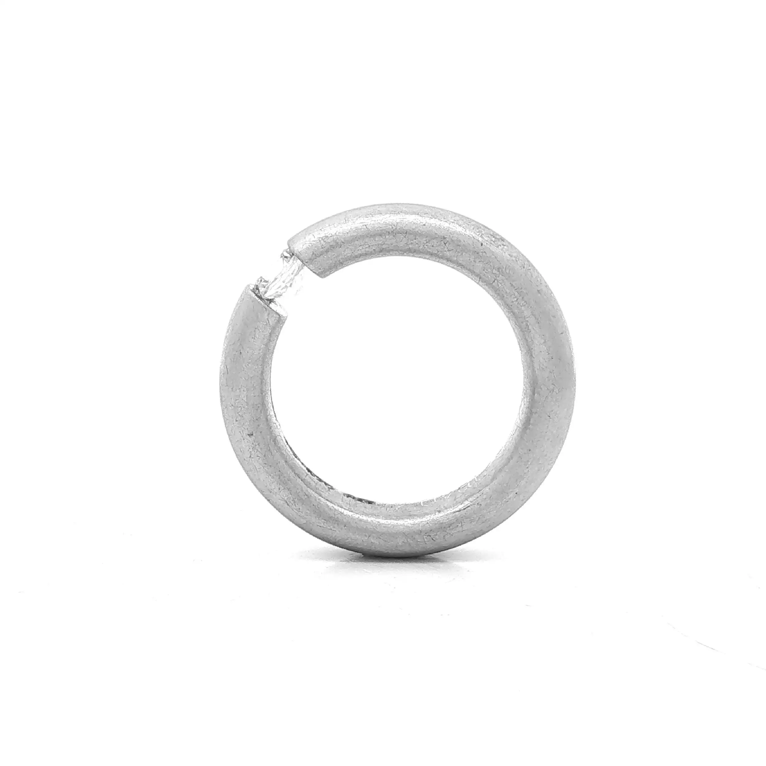 Spannring Silber Niessing "Musterring" Oval mit Zirkonia