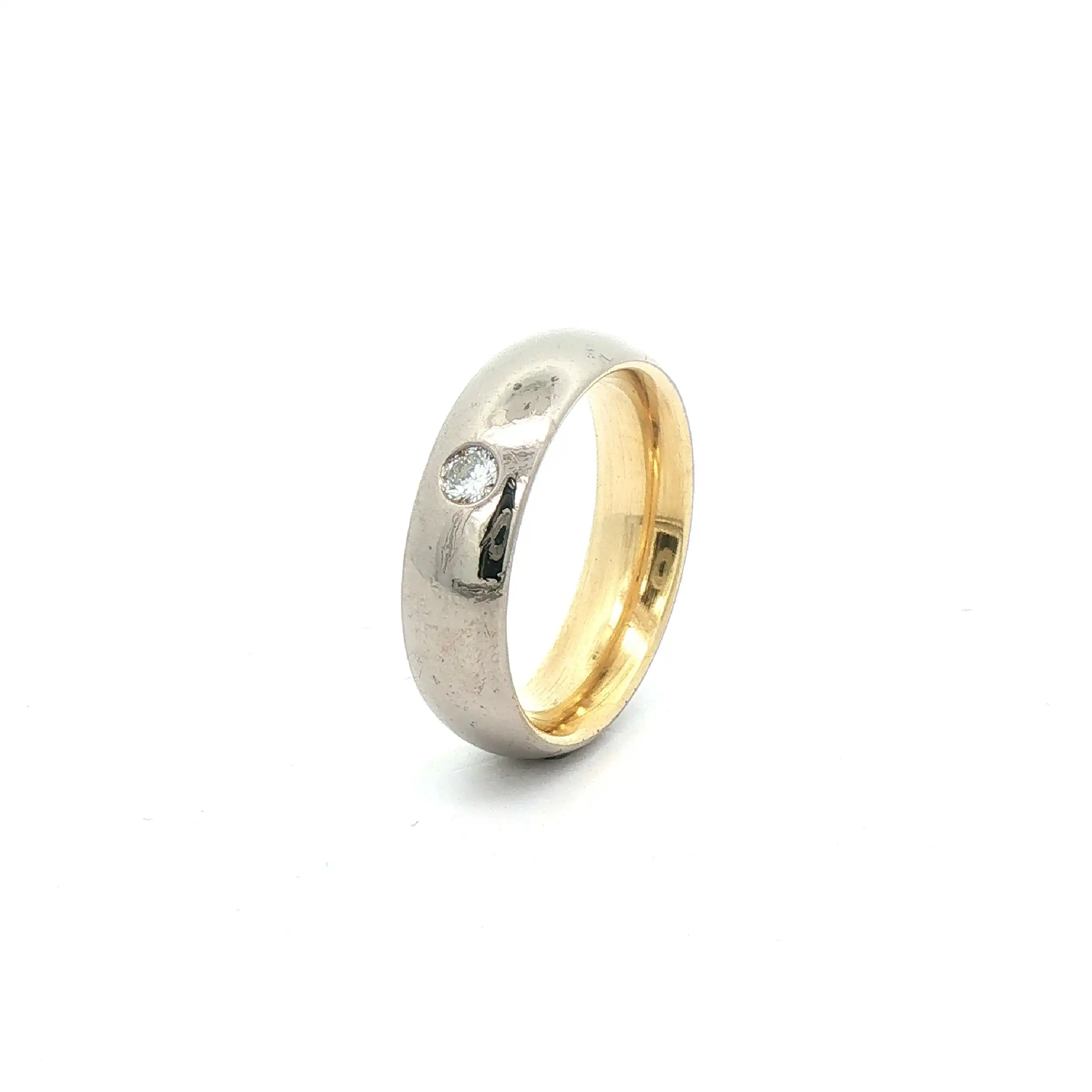 Ring Bicolor mit Brillanten Ring Bicolor mit Brillanten