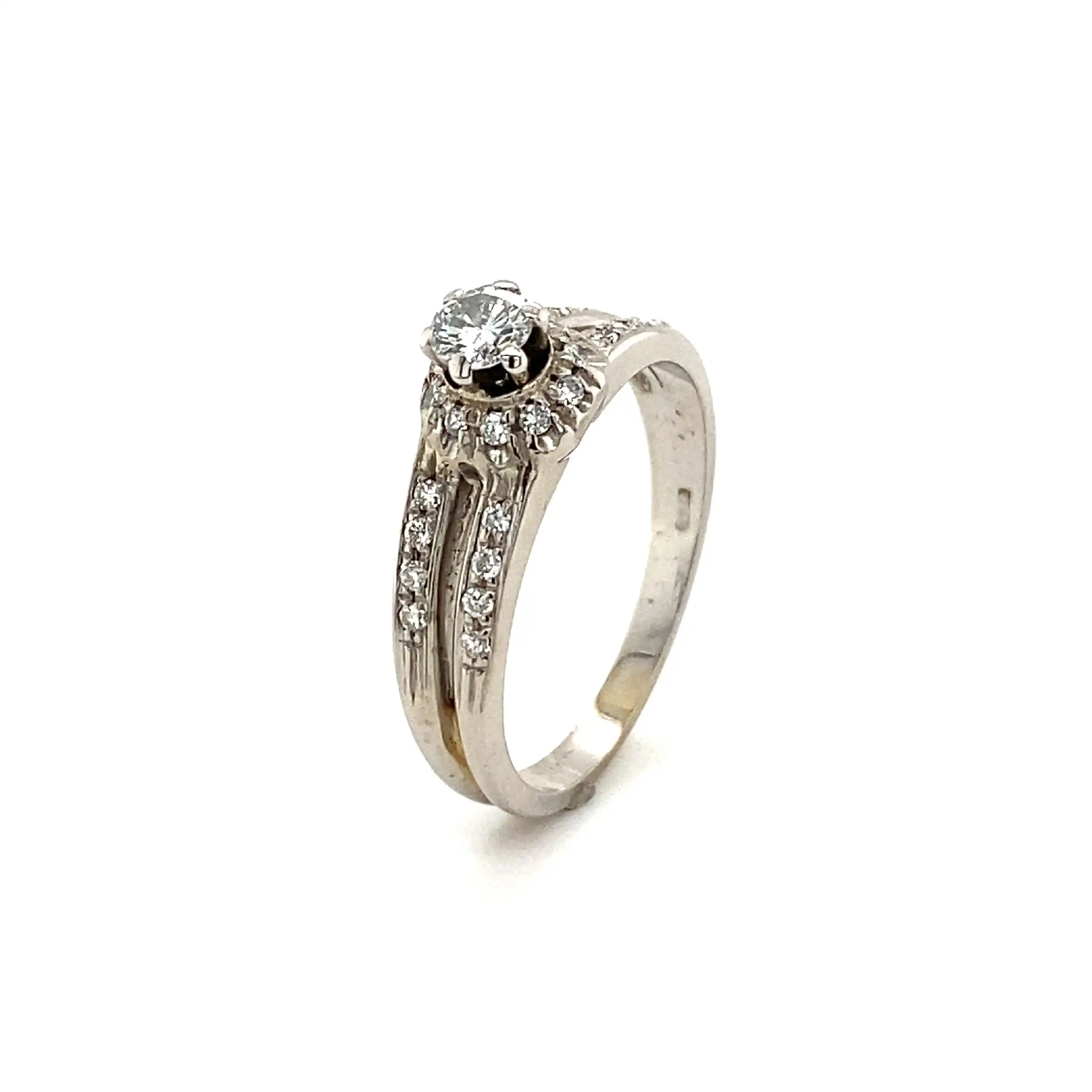 Ring Weißgold mit Brillanten