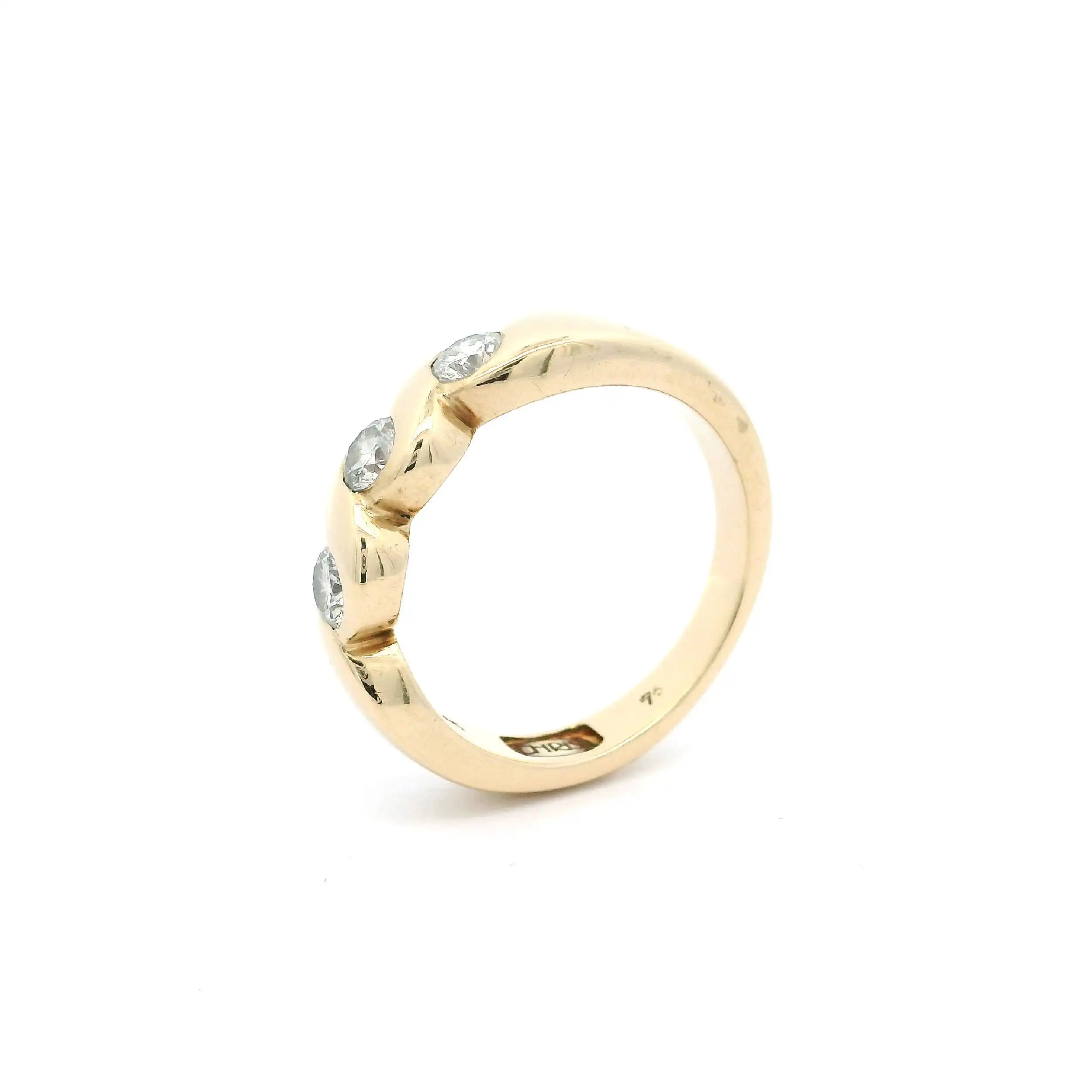 Ring Gelbgold Christ mit Brillanten Ring Gelbgold Christ mit Brillanten