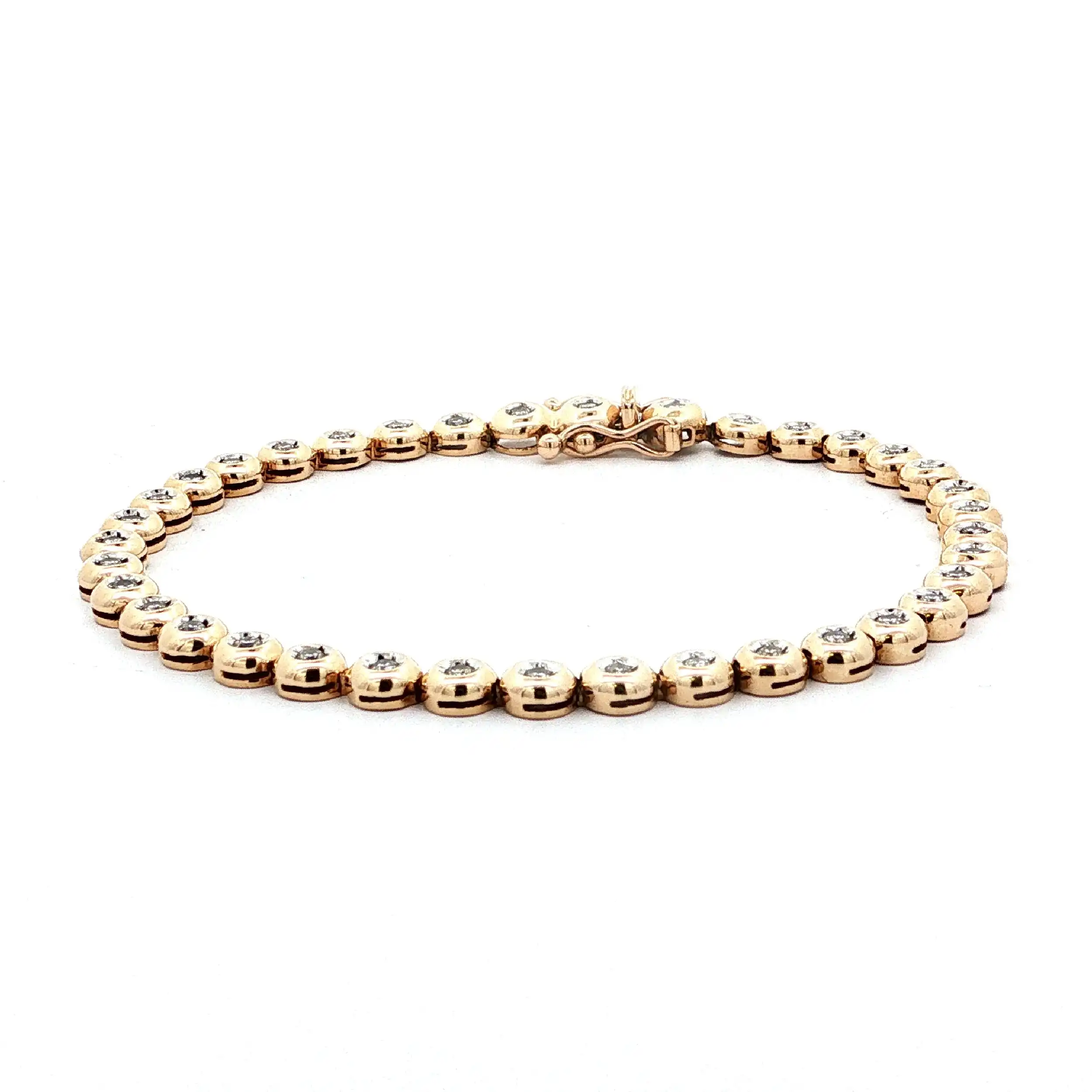 Tennisarmband Gelbgold mit Brillanten Tennisarmband Gelbgold mit Brillanten
