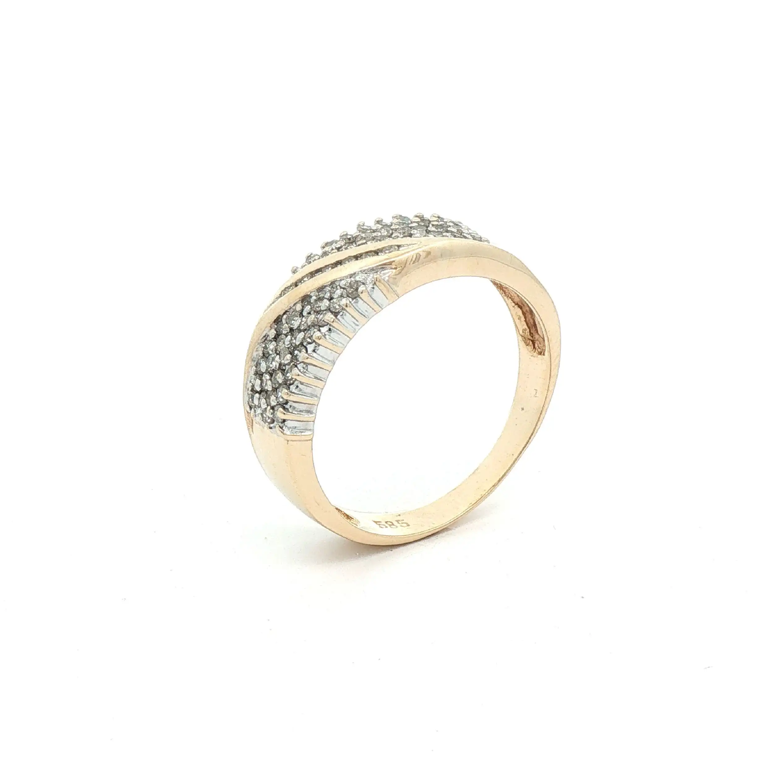 Ring Gelbgold mit Diamanten Ring Gelbgold mit Diamanten