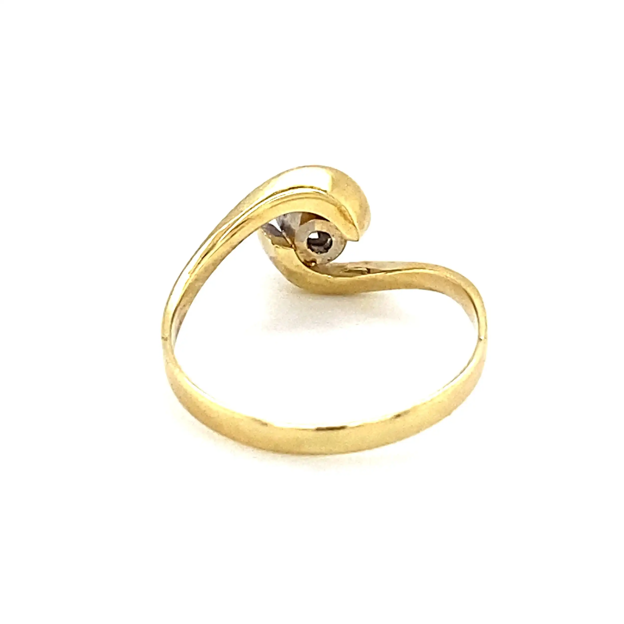 Ring Bicolor mit Brillant Ring Bicolor mit Brillant