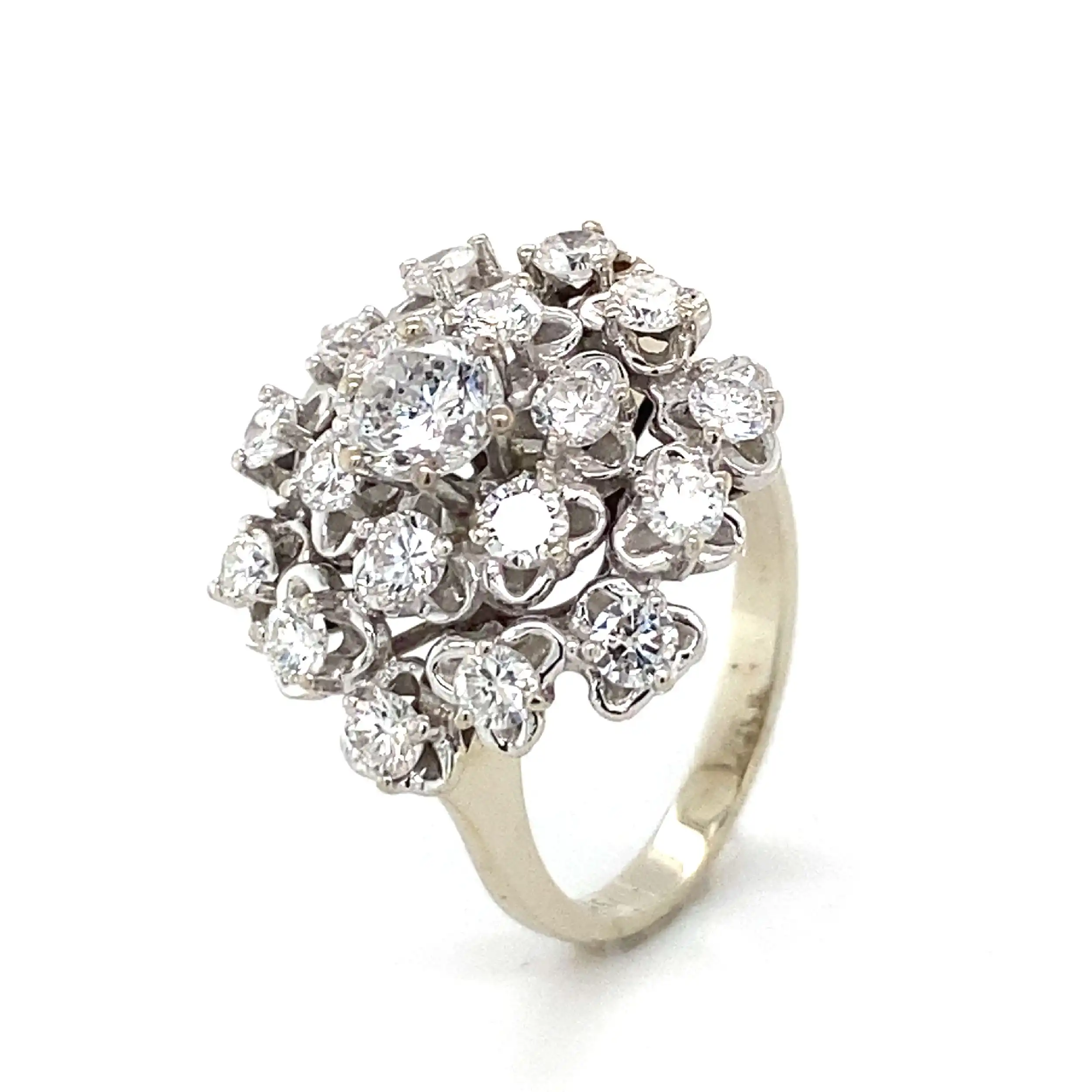Ring Weißgold mit Brillanten Ring Weißgold mit Brillanten