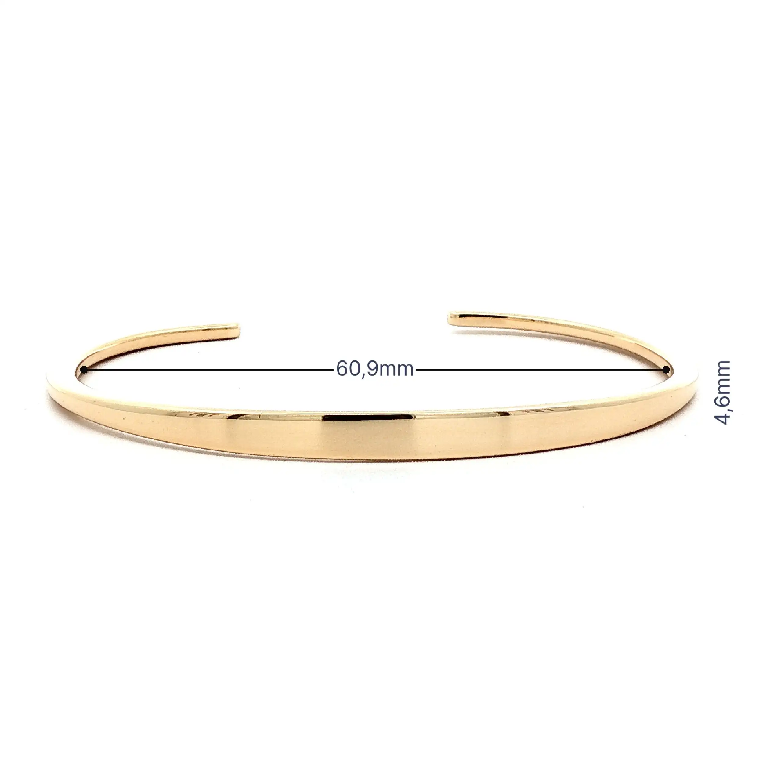 Armreif/ Spange Gelbgold