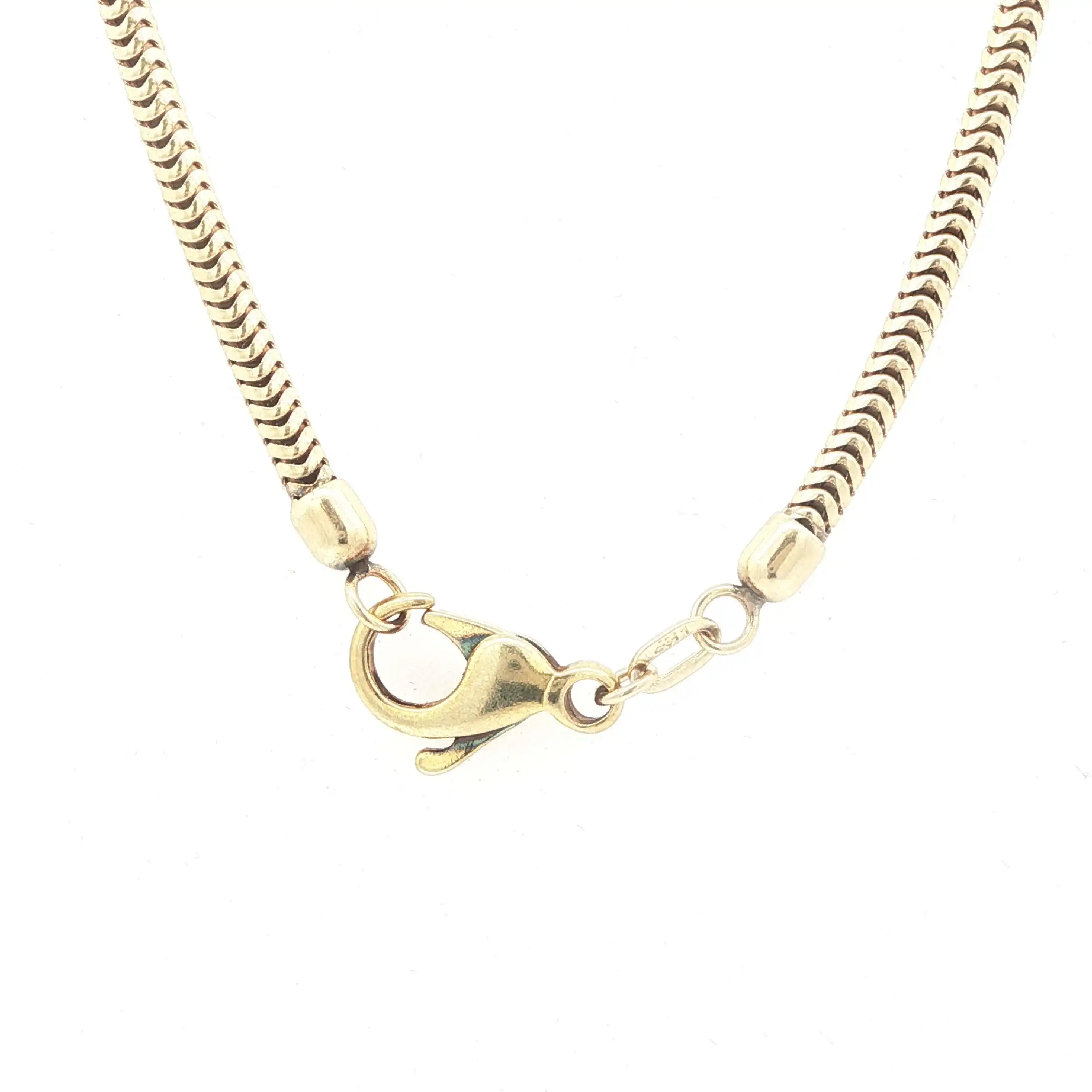 Schlangenkette Gelbgold